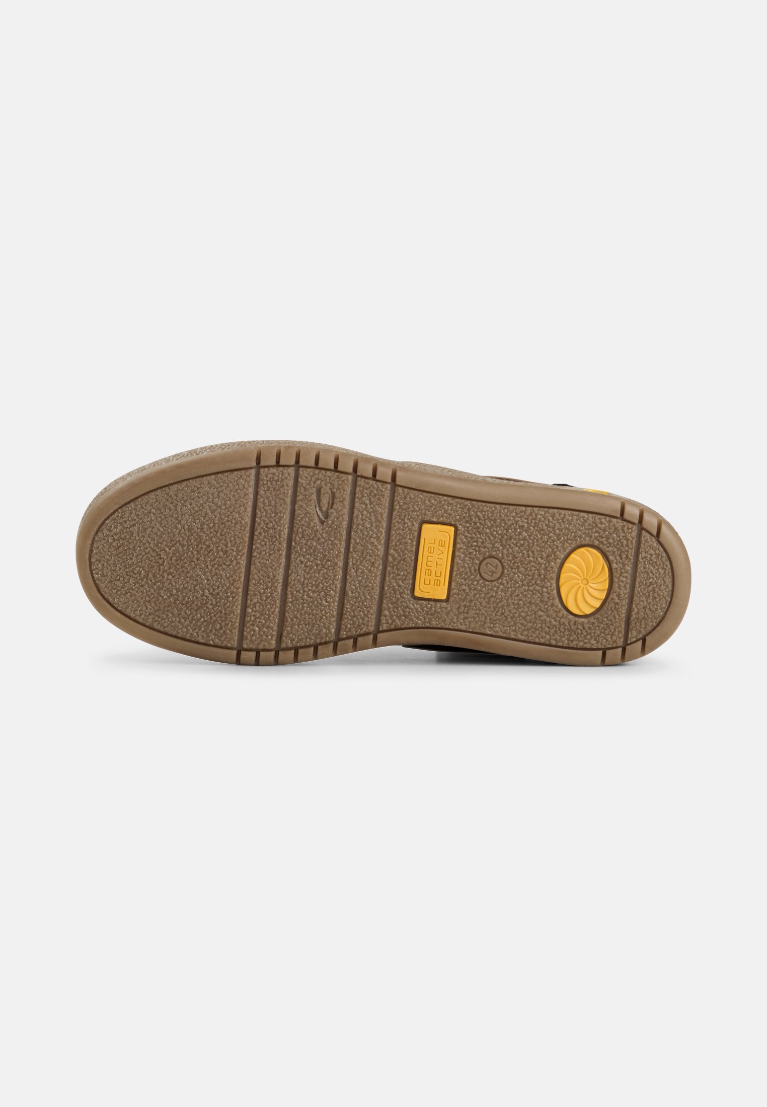 Men Sneaker with contrast details Brown close back