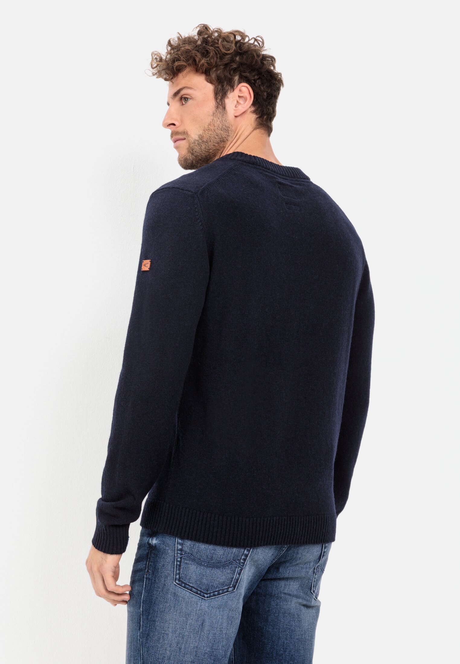 Feinstrickpullover für Herren in Dunkelblau | XL