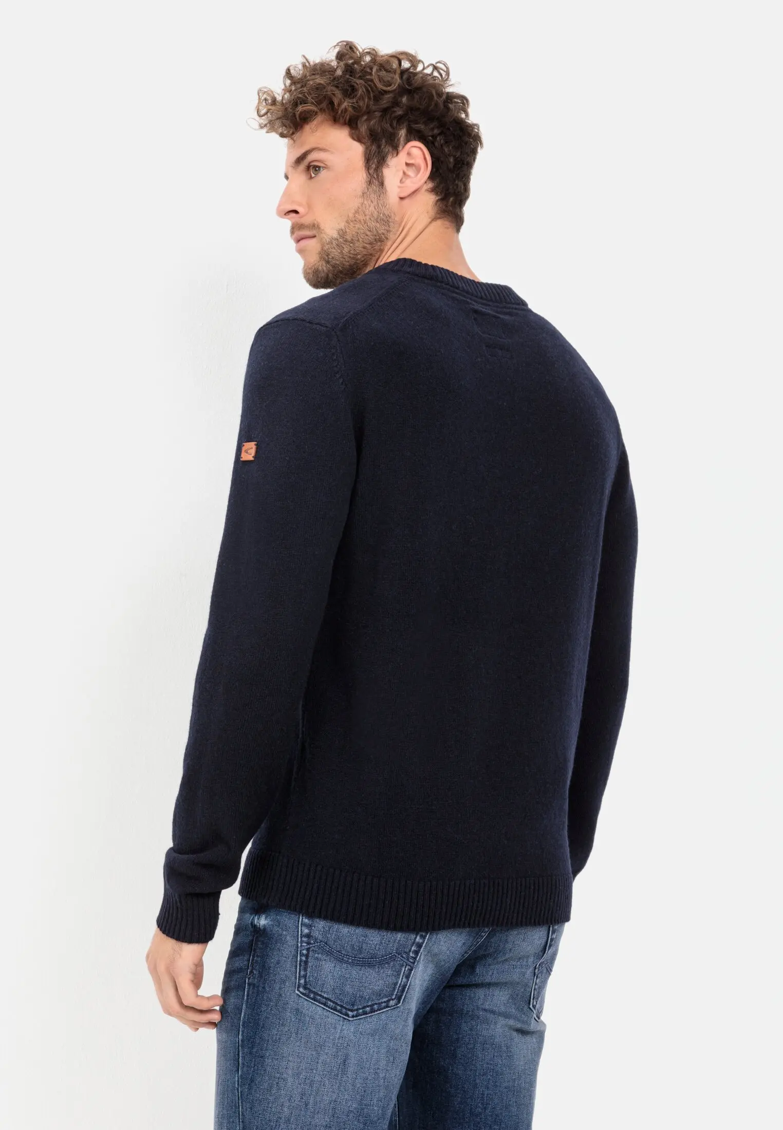 Feinstrickpullover für Herren in Dunkelblau | XL