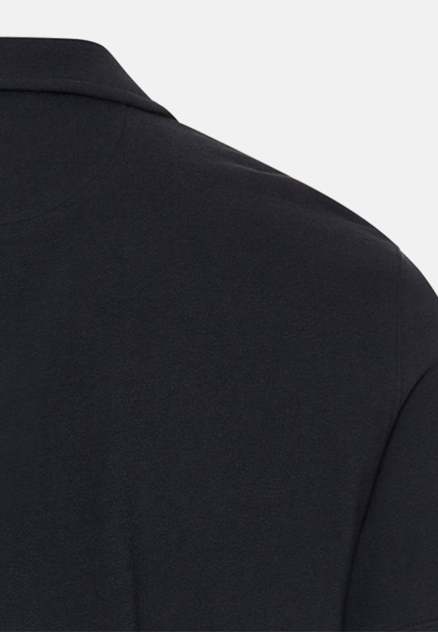 Men Polo shirt made of pure cotton Dark Blue close back