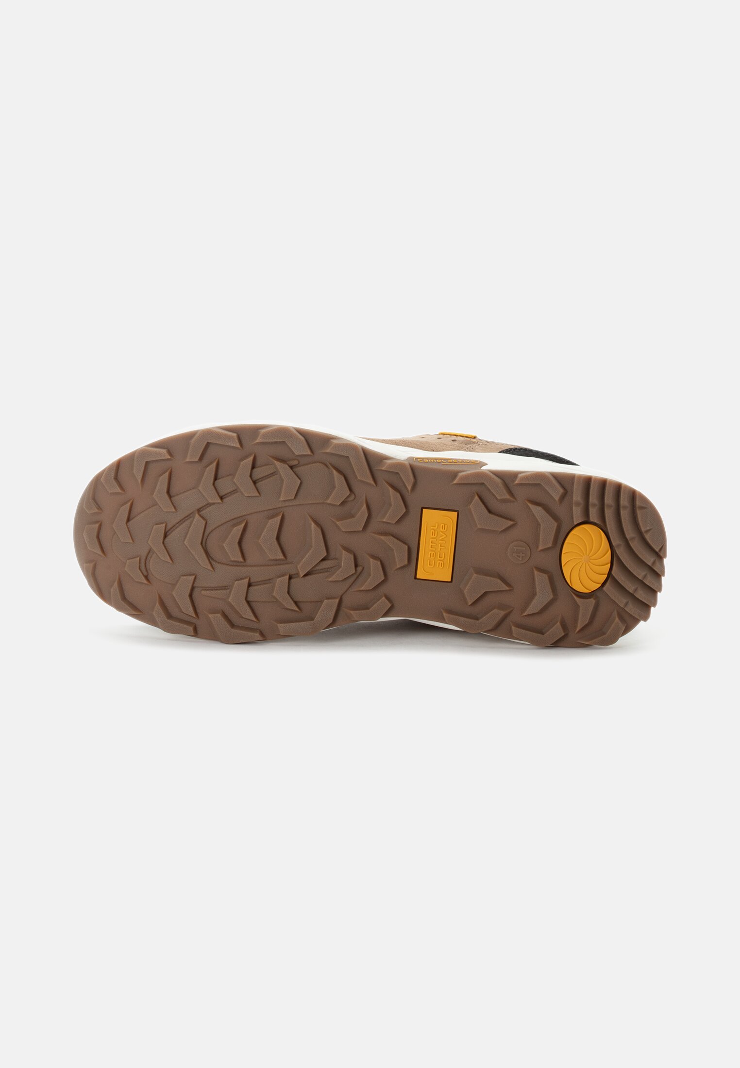 MI_54CCA09-0347-491_4G-00 Men Sneakers made of nubuck leather and textile Brown close back
