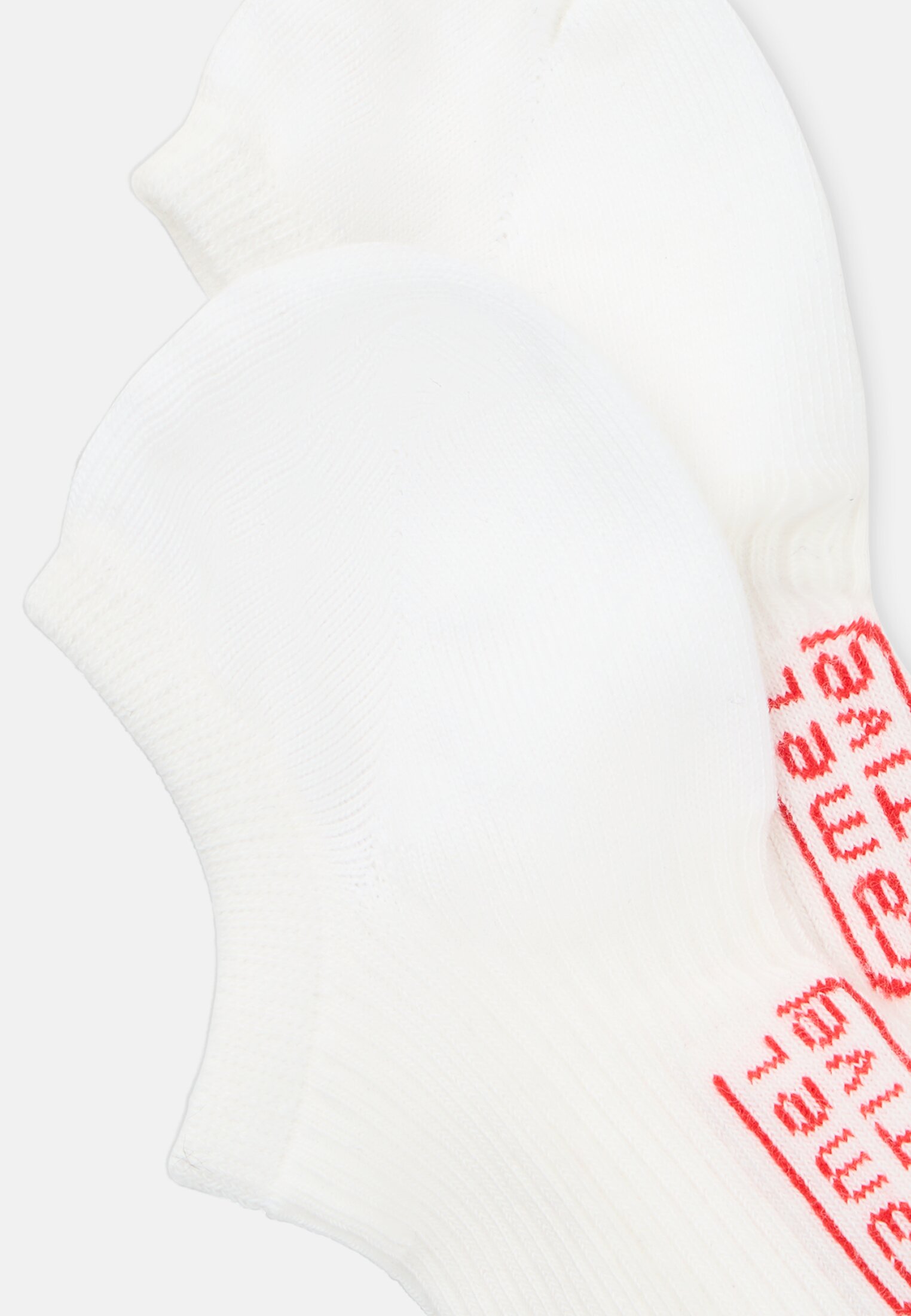 Women Sneaker socks made from a cotton blend Off-white close back