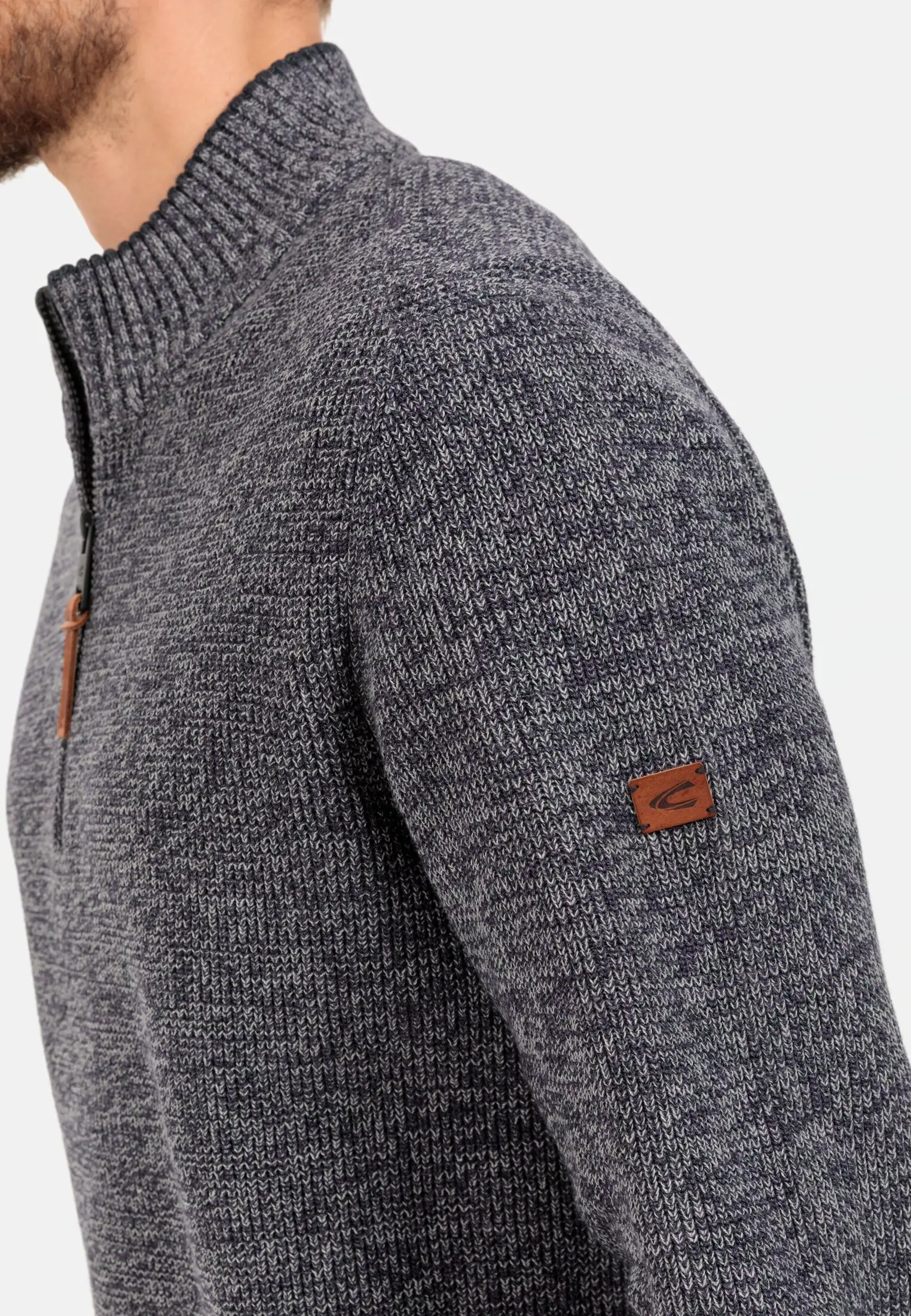 Feinstrick Troyer für Herren in Lila | S | camel active