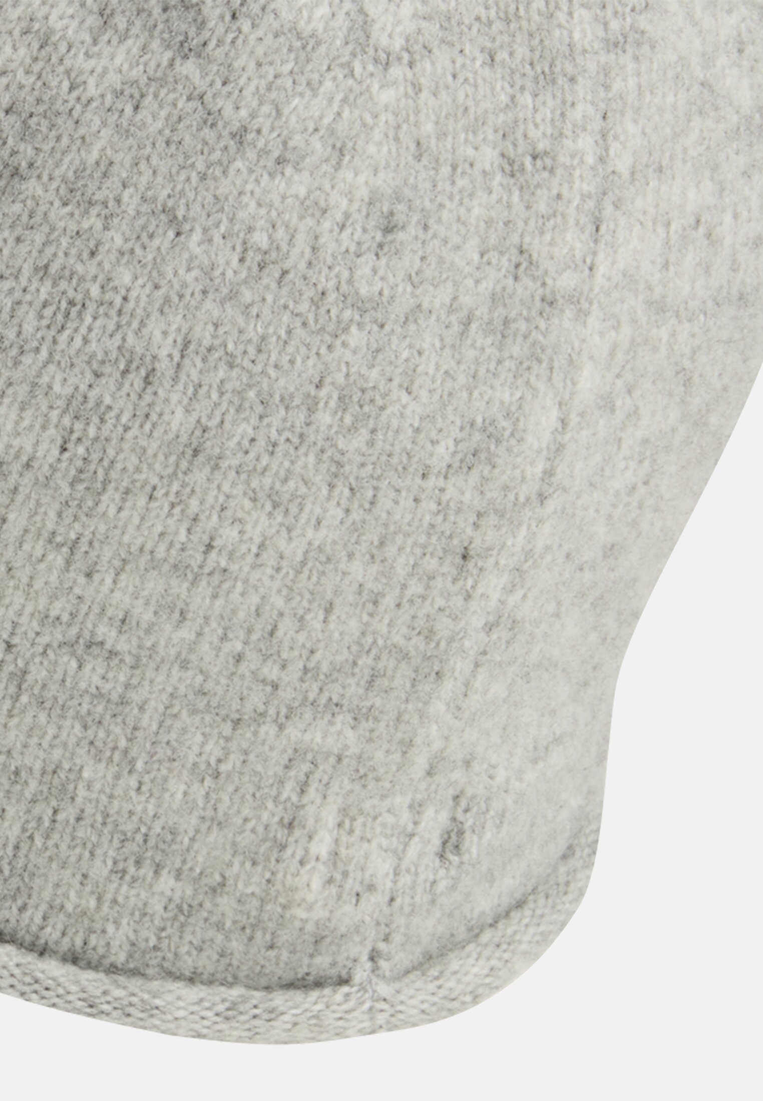 Women Beanie made from a wool blend Gray close back