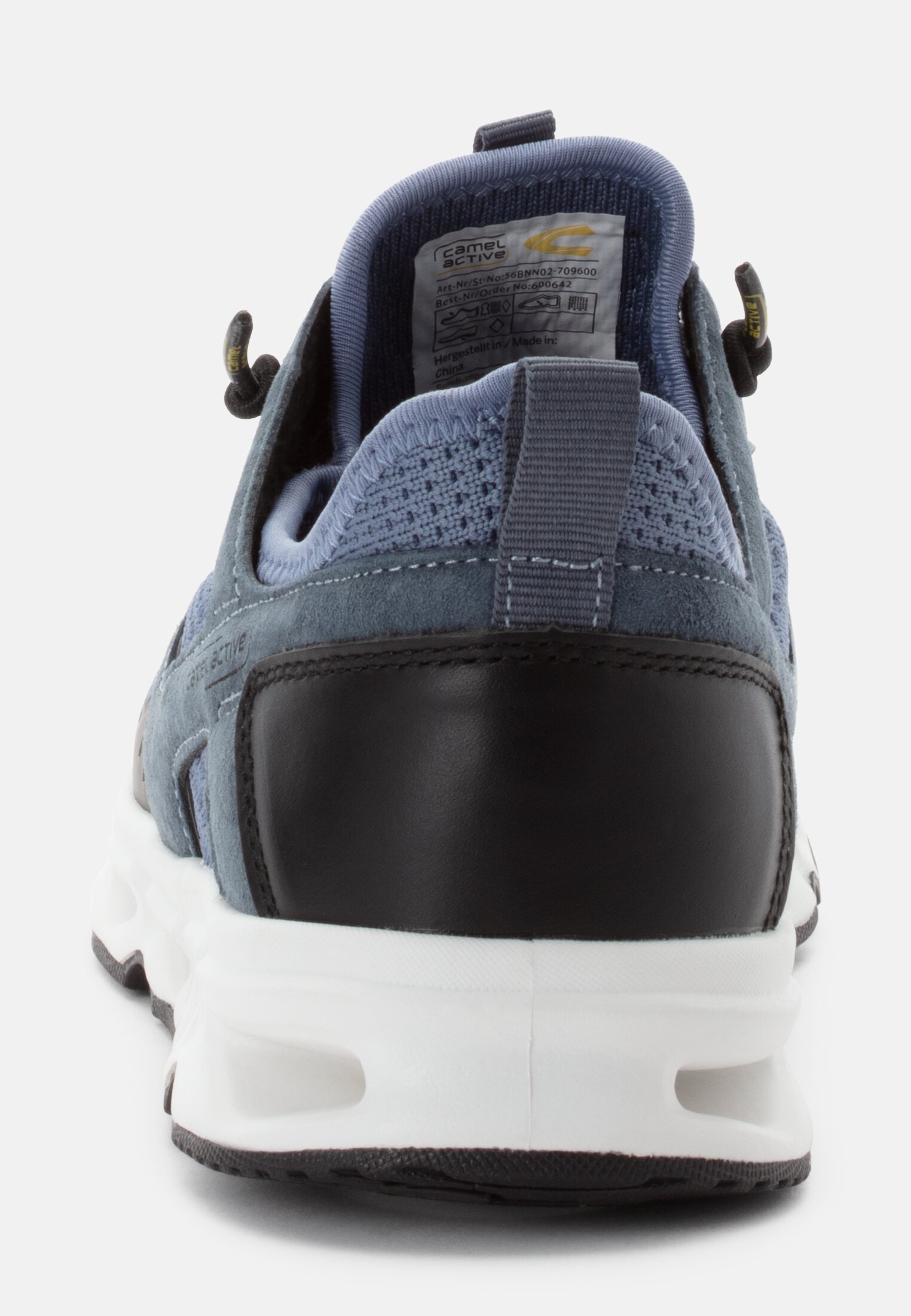 Herren Sneaker mit dämpfender Phylon-Sohle Blau vorne nah