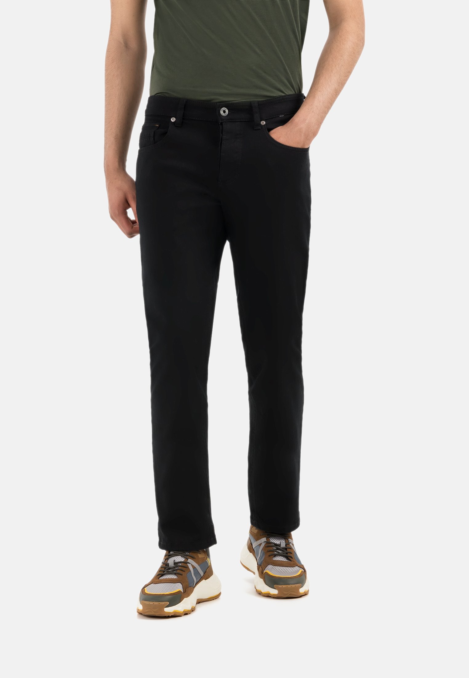 camel active Heren 488375/8F30 Jeans, Graphite Gray, 34W / 34L