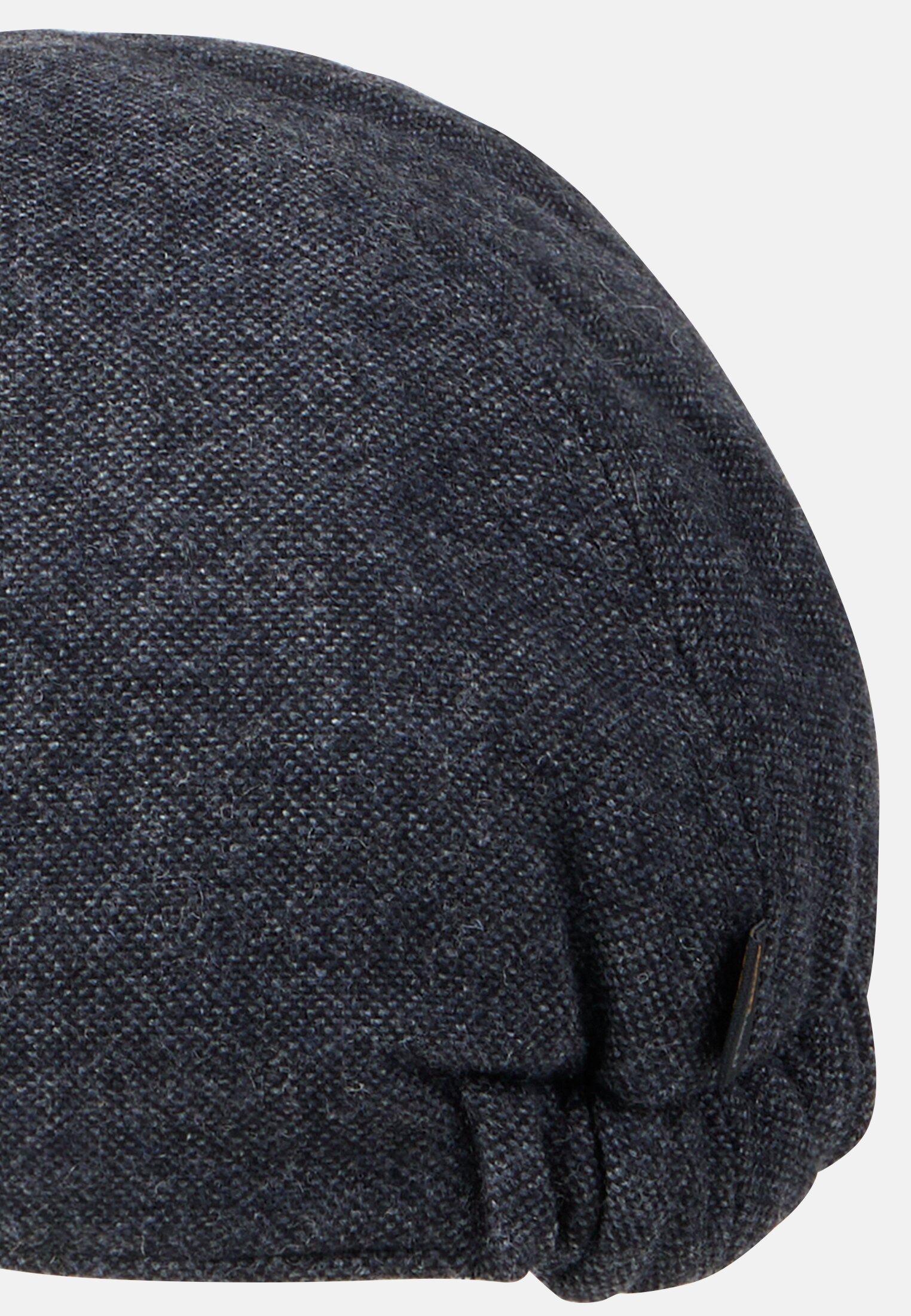 Men Flat cap made of wool mix Dark gray close back