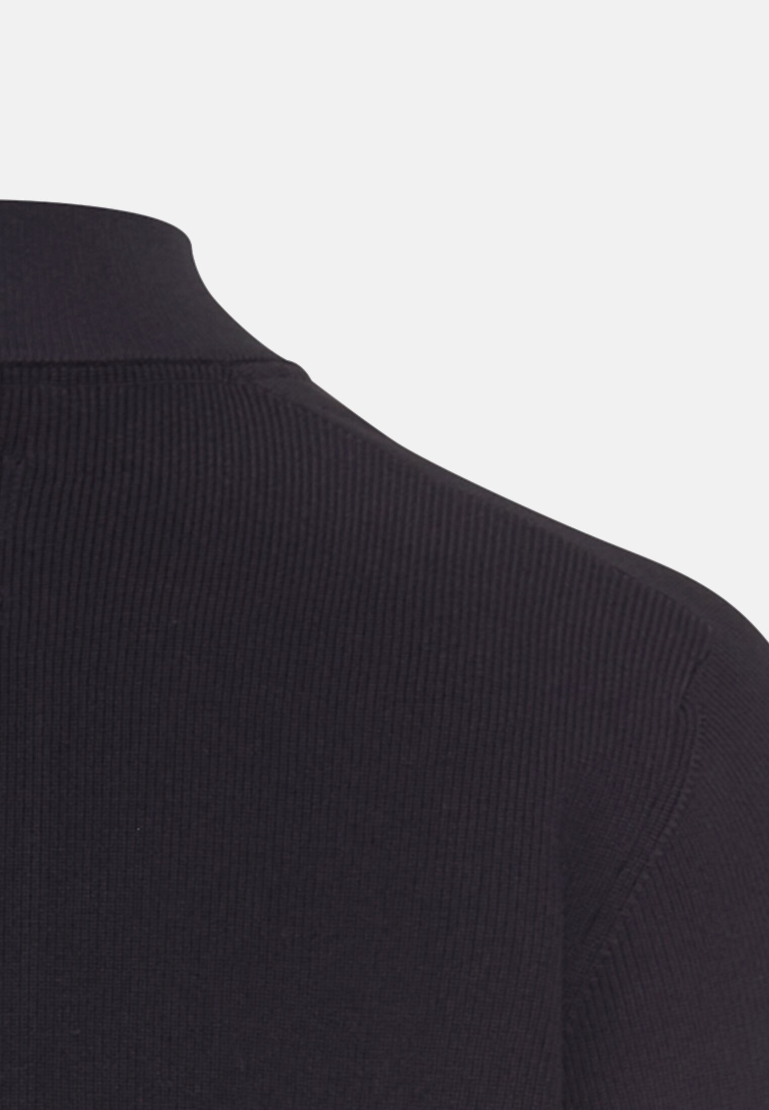 Herren fleXXXactive® Strickjacke aus besonders leichtem Material Navyblau hinten nah