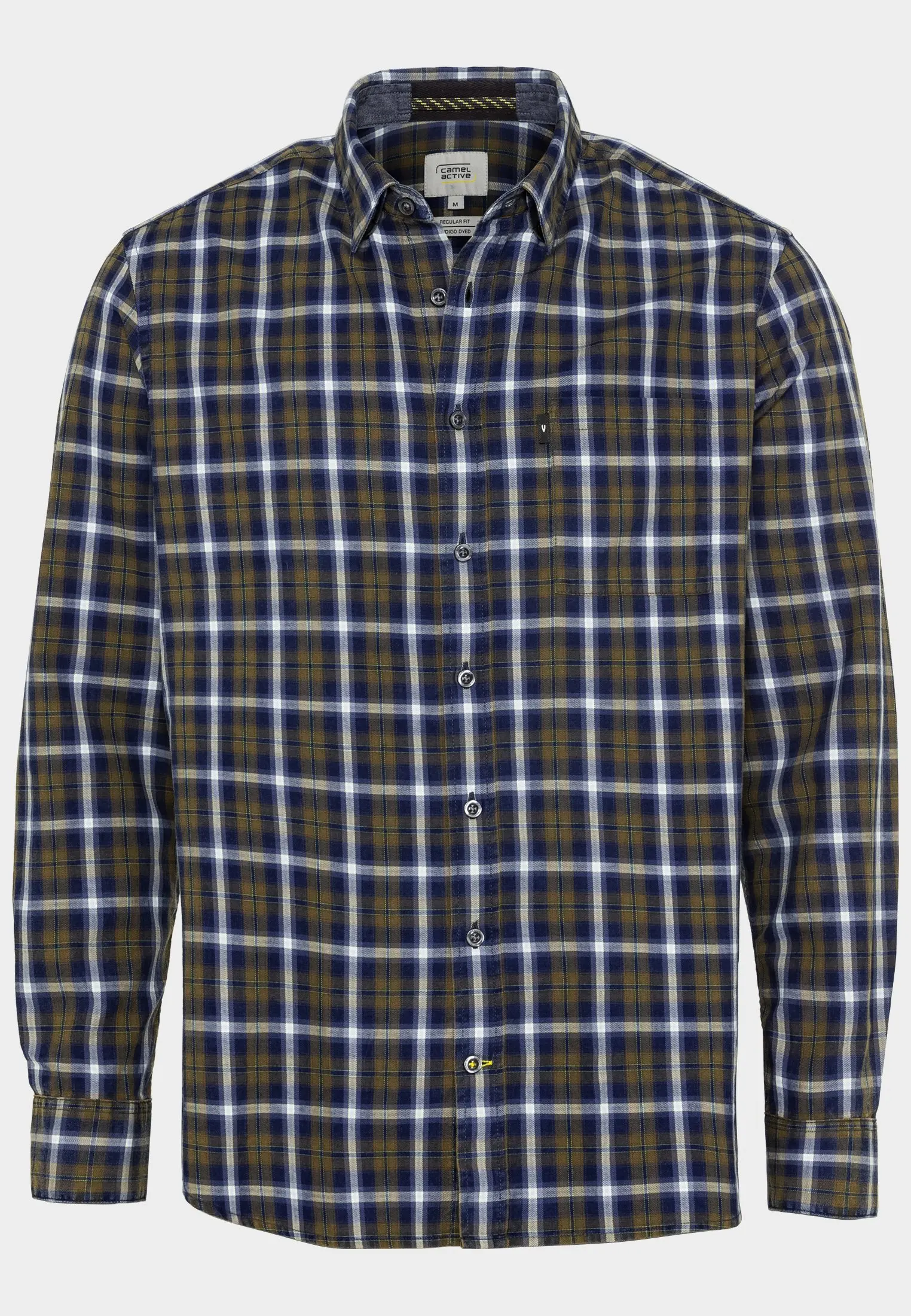 Long sleeve shirt for Men in brown camel active