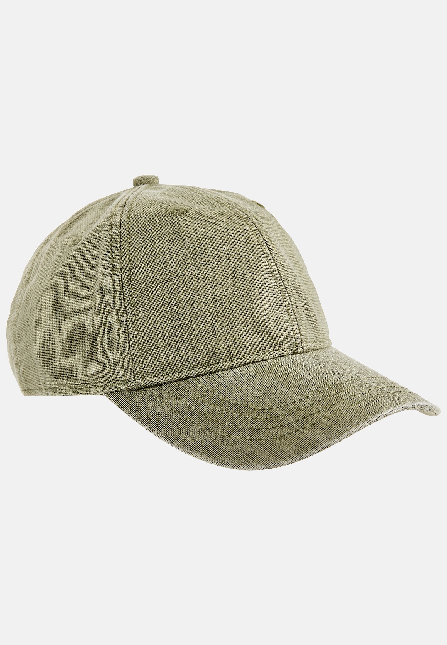 Herren Größenverstellbare Cap aus Organic Cotton Dunkelgrün frontal vorn