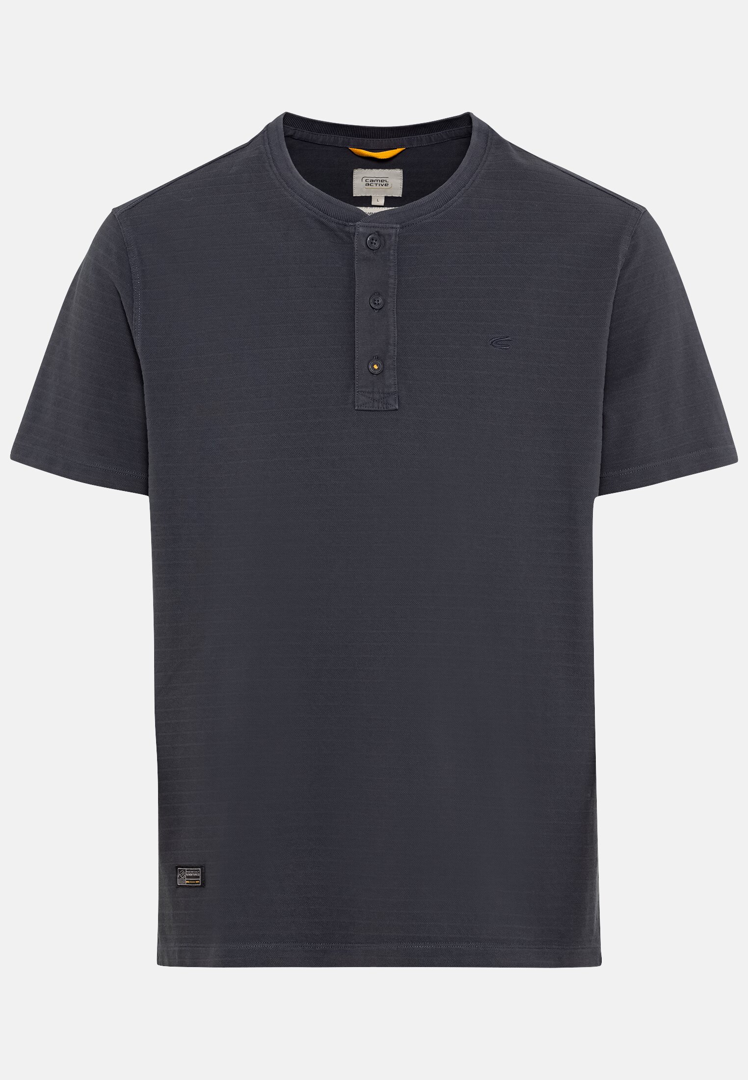 Kurzarm Henley für Herren in Blau | camel active