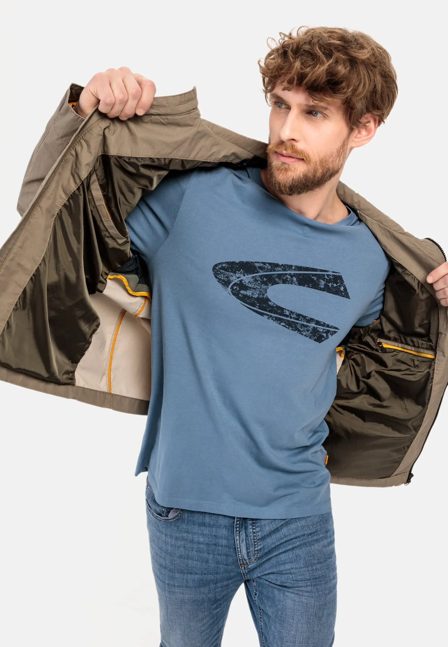 Leichter Blouson für Herren in Beige | 58 | camel active