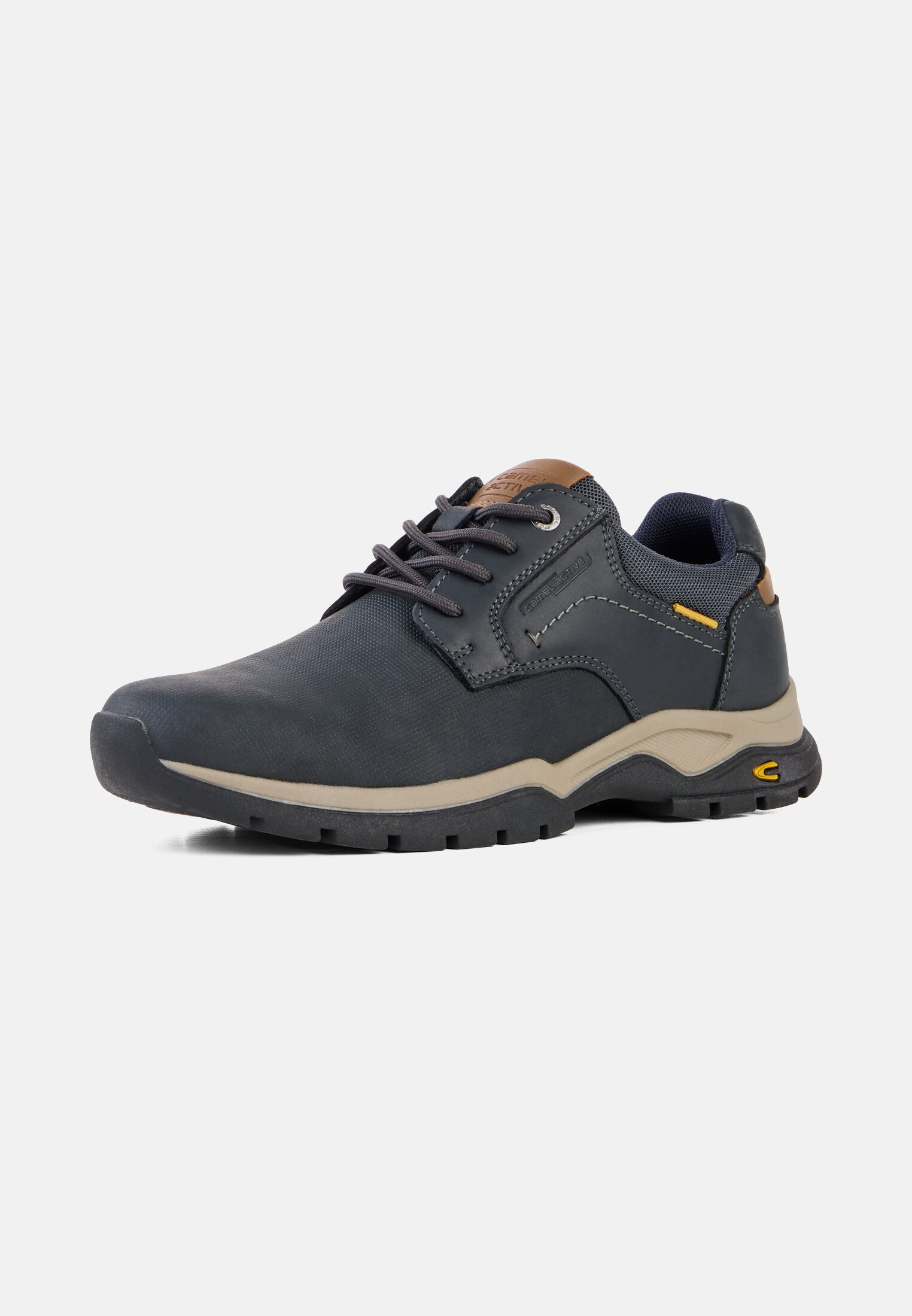 Herren Sneaker mit Grip Sohle Blau frontal hinten