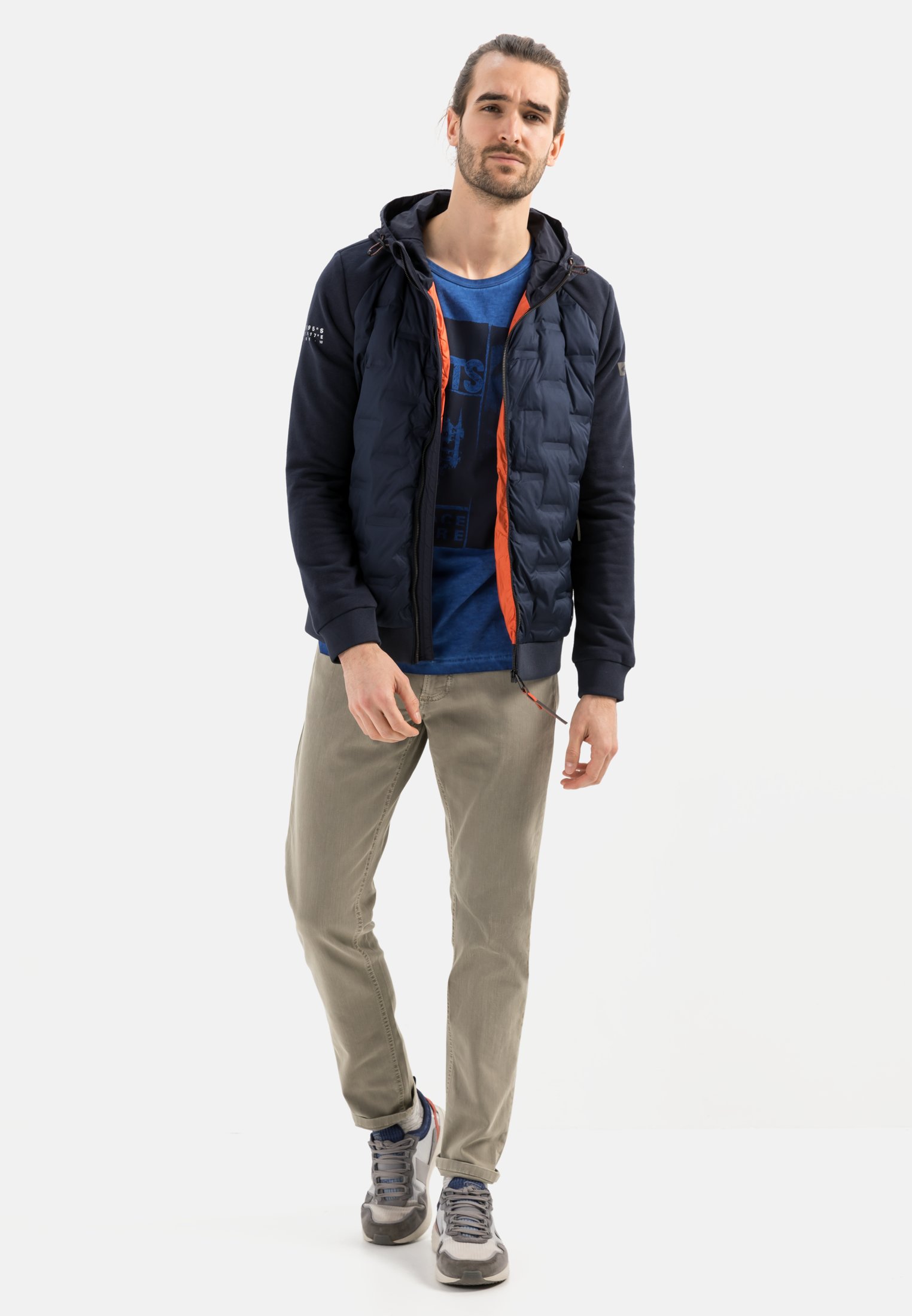 Camel active Herren Jacke marine blau Material Mix 3426 430560 40