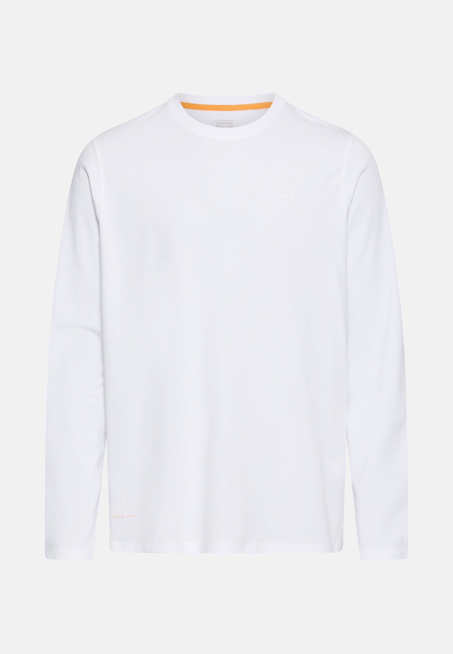 Herren fleXXXactive® Langarmshirt mit Stay Fresh Funktion Weiß frontal vorn