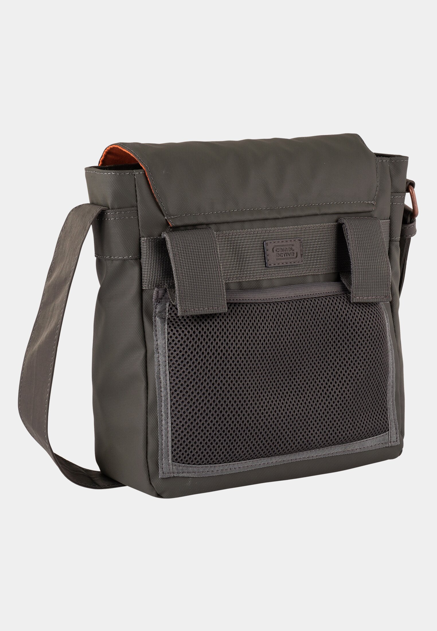 MI_356601-0000-35_2G-00 Damen BREEZE Handtasche aus hochwertigem Nylon Khaki frontal hinten