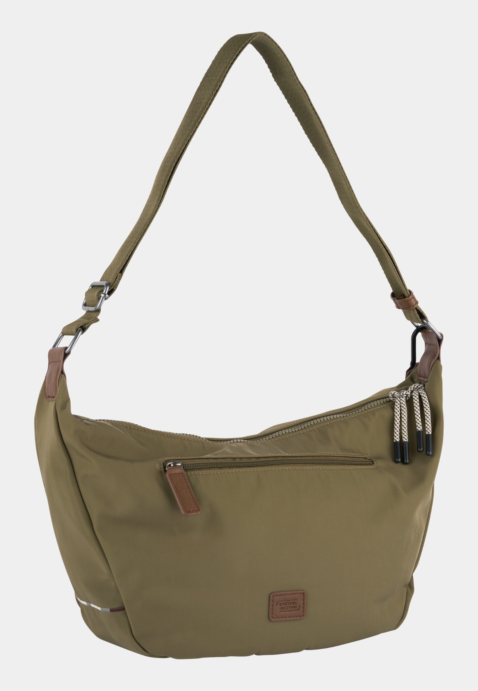 Women AURUM bag with adjustable shoulder strap Dark Green frontal back