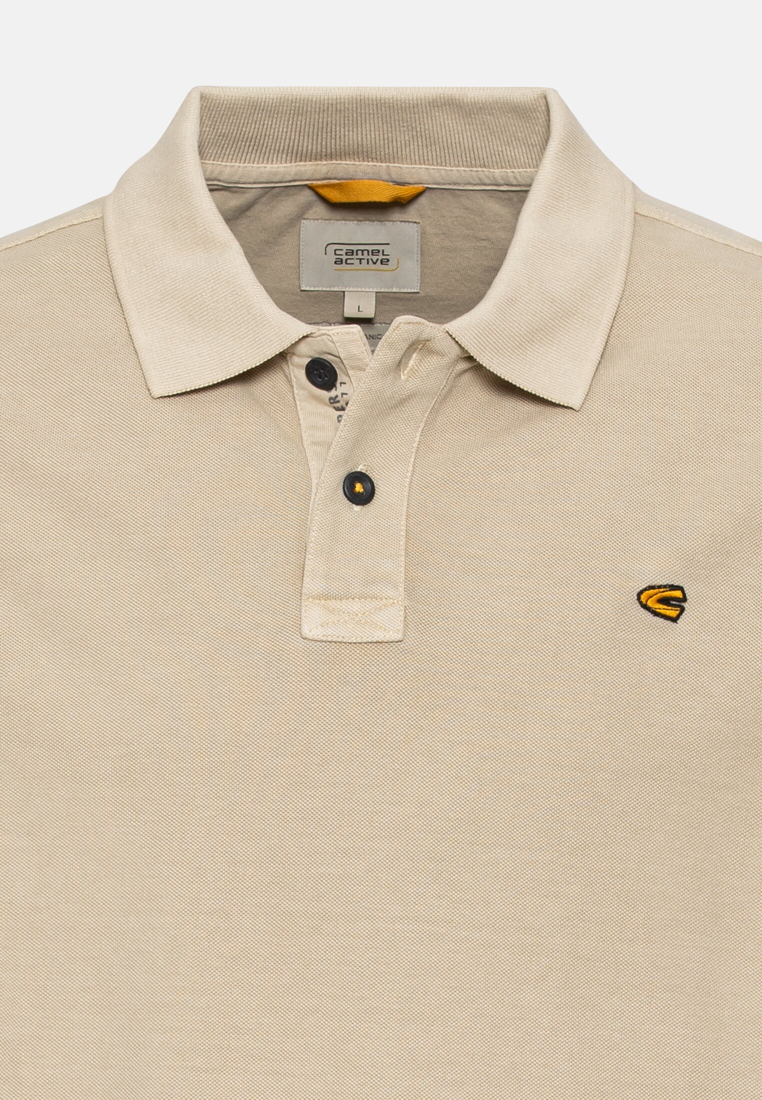 Polo lacoste camel outlet