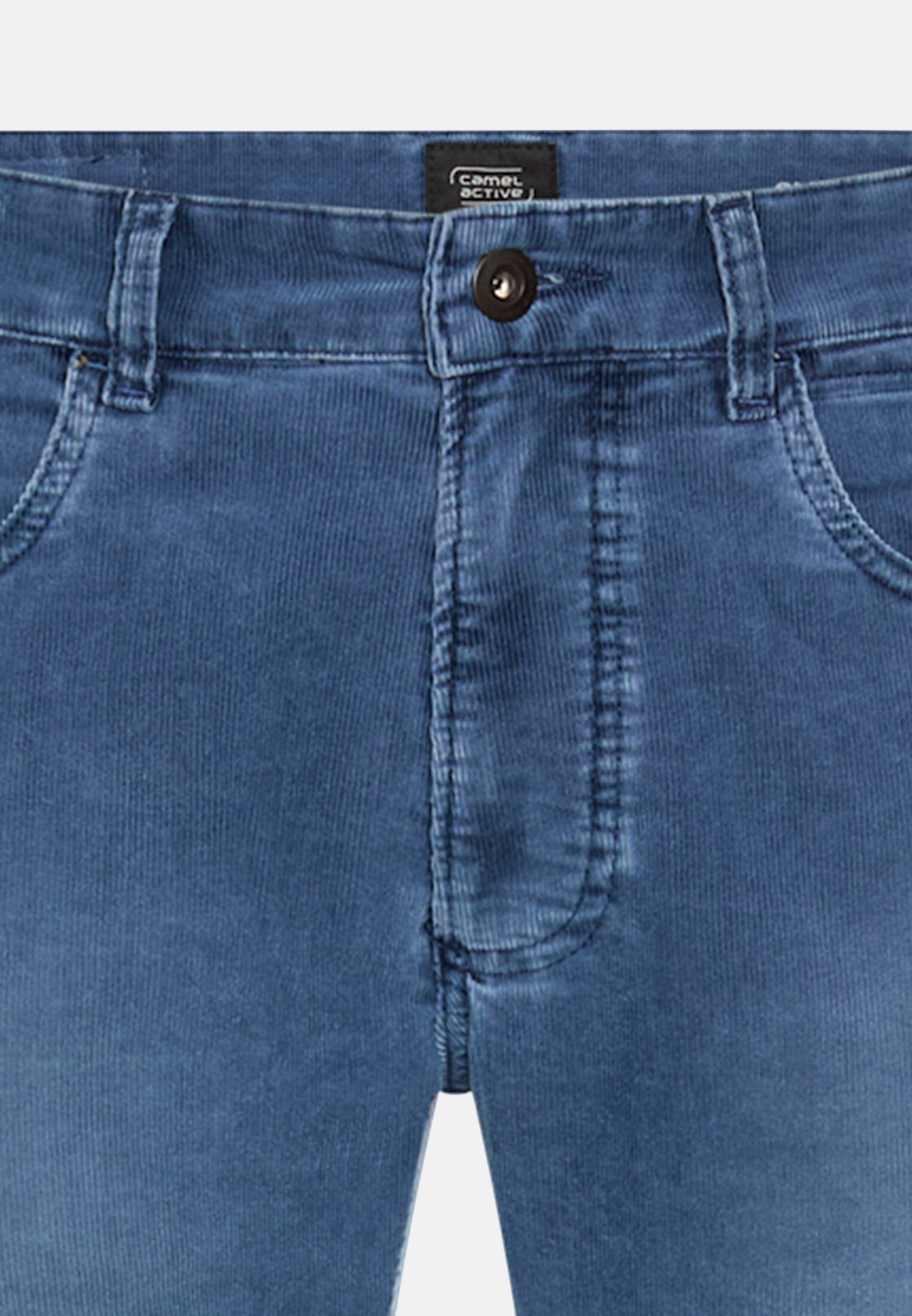 Men Slim Fit 5-pocket trousers Ink blue front close