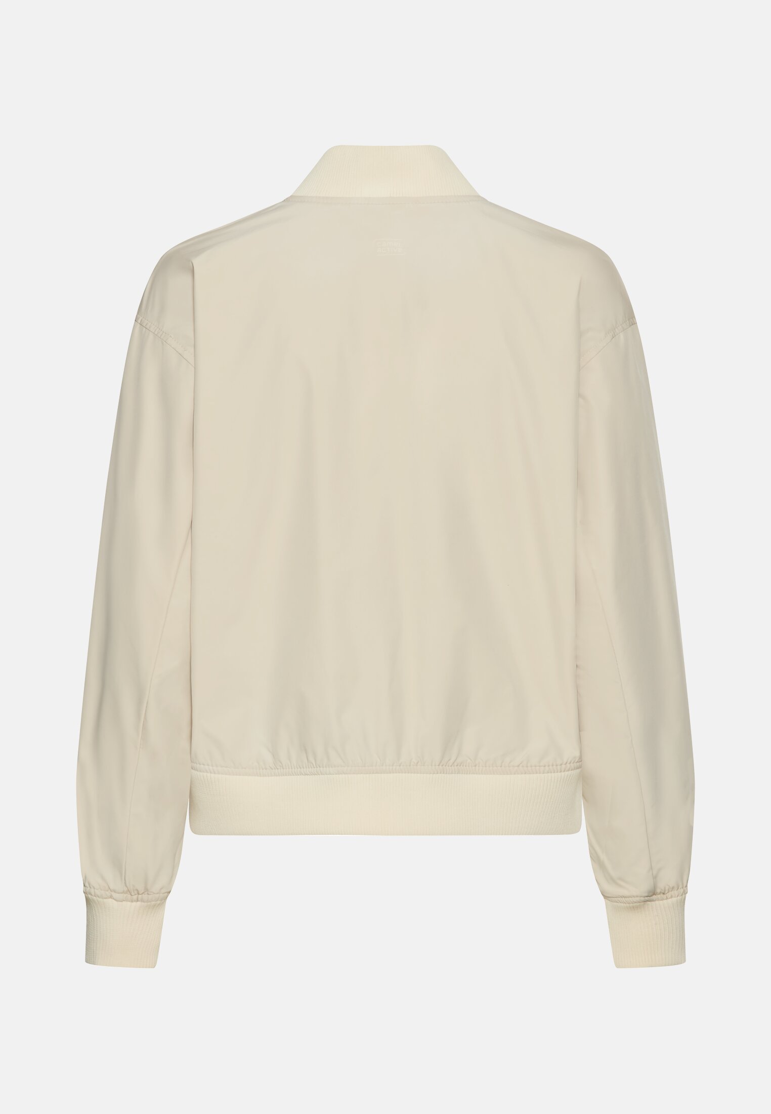 Women Bomber jacket with pockets Oak frontal back