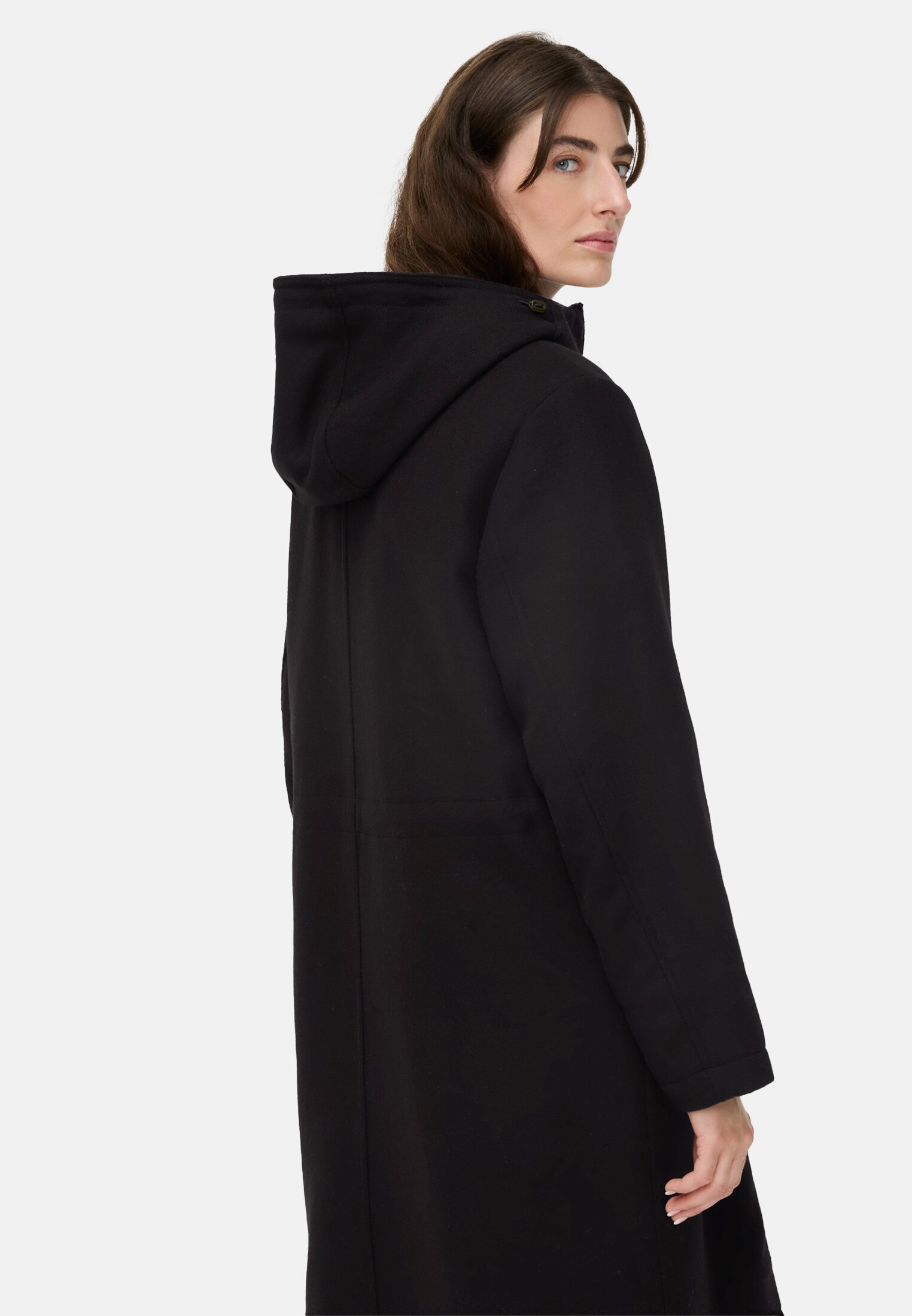 Women Parka with Reflective Details Dark blue worn emotional
