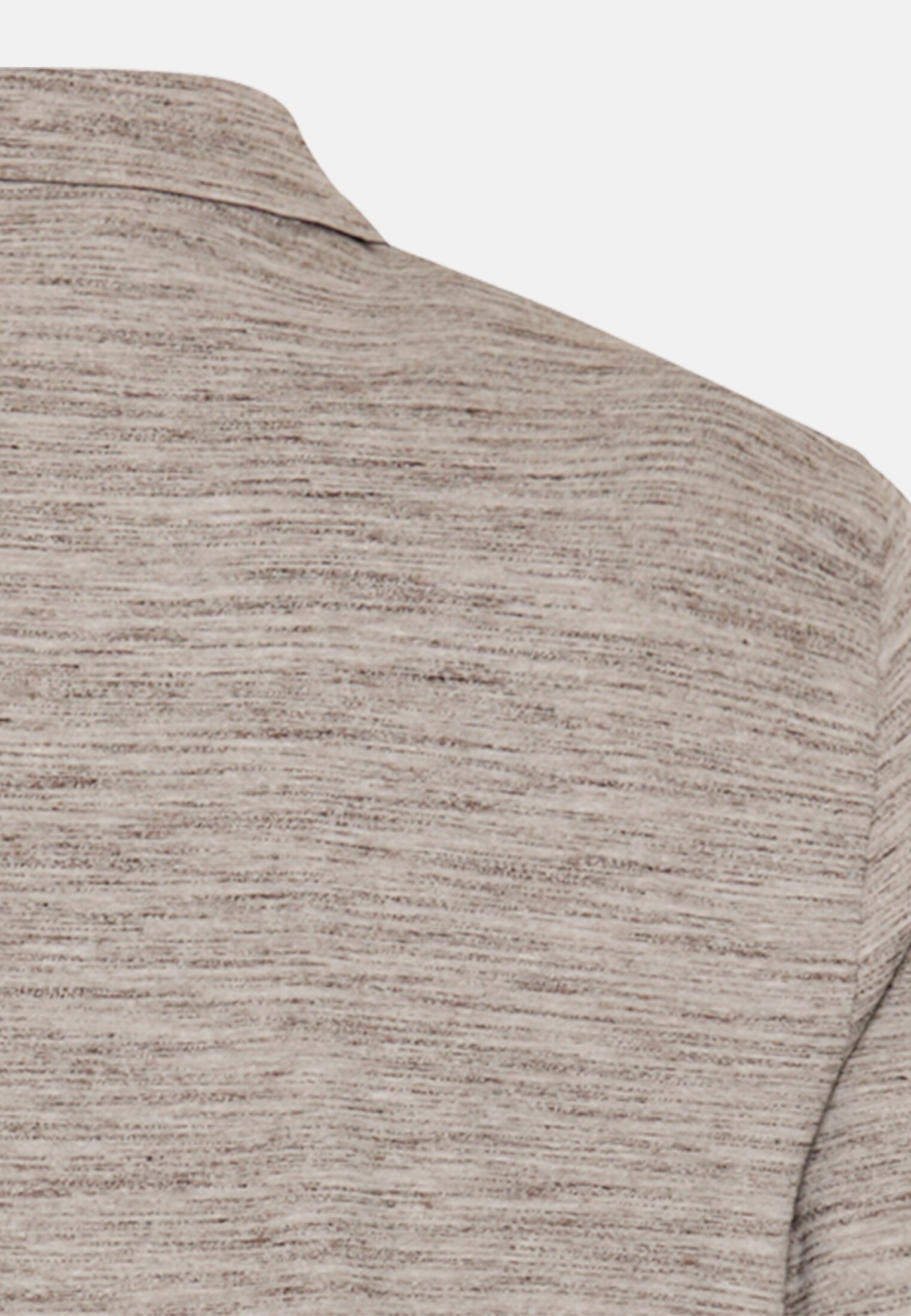 Herren Poloshirt mit Quick Dry Funktion Schlammbraun hinten nah