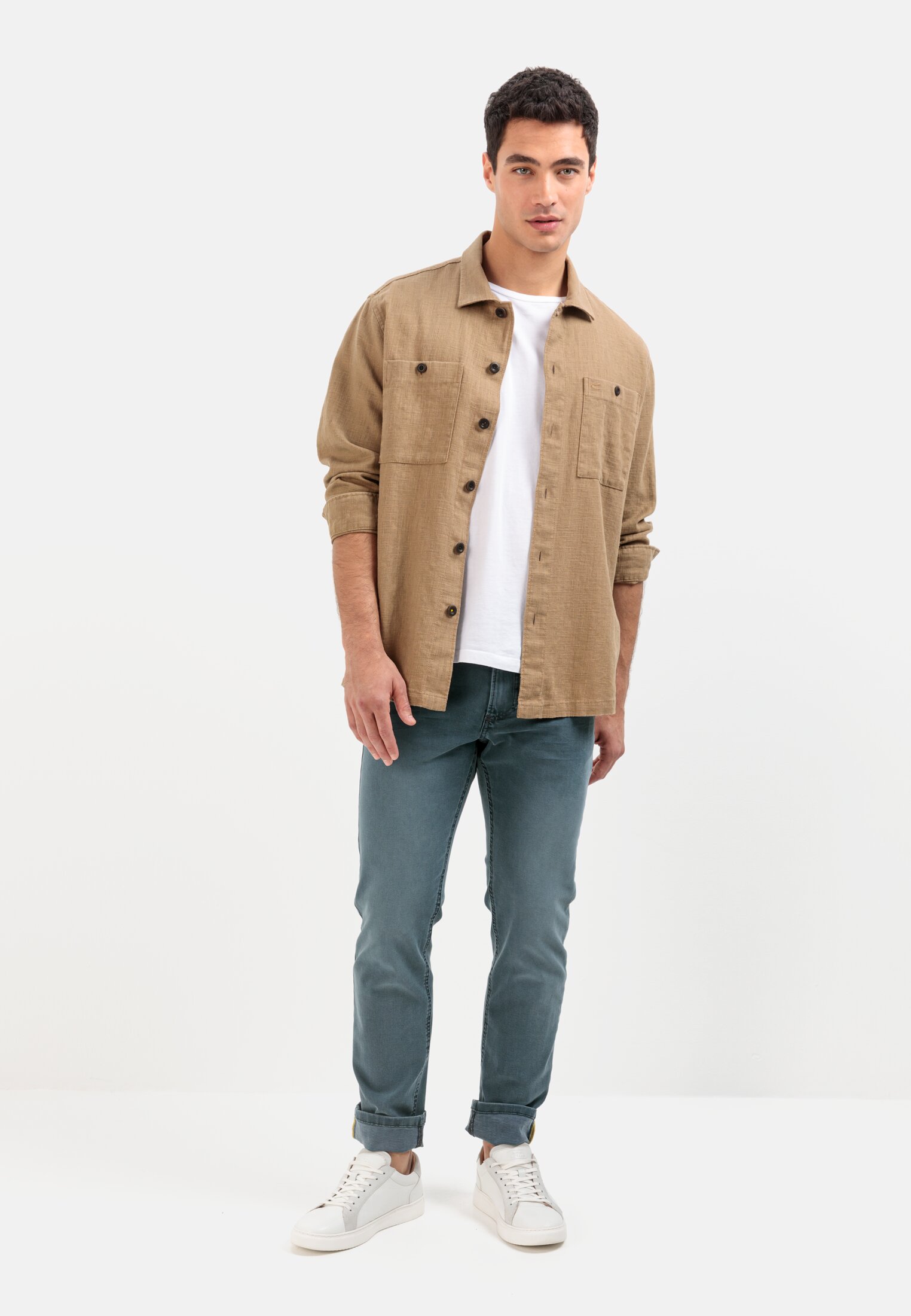 Slim Fit für Herren in Blau-Grün | 36/34 | camel active