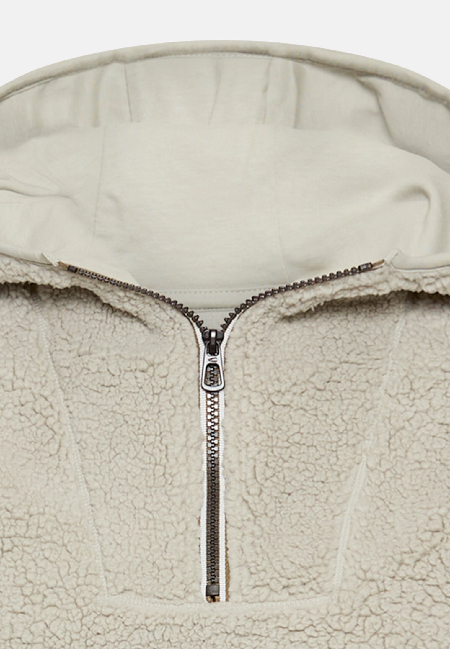 Damen Sweatshirt mit Kapuze Eukalyptus vorne nah