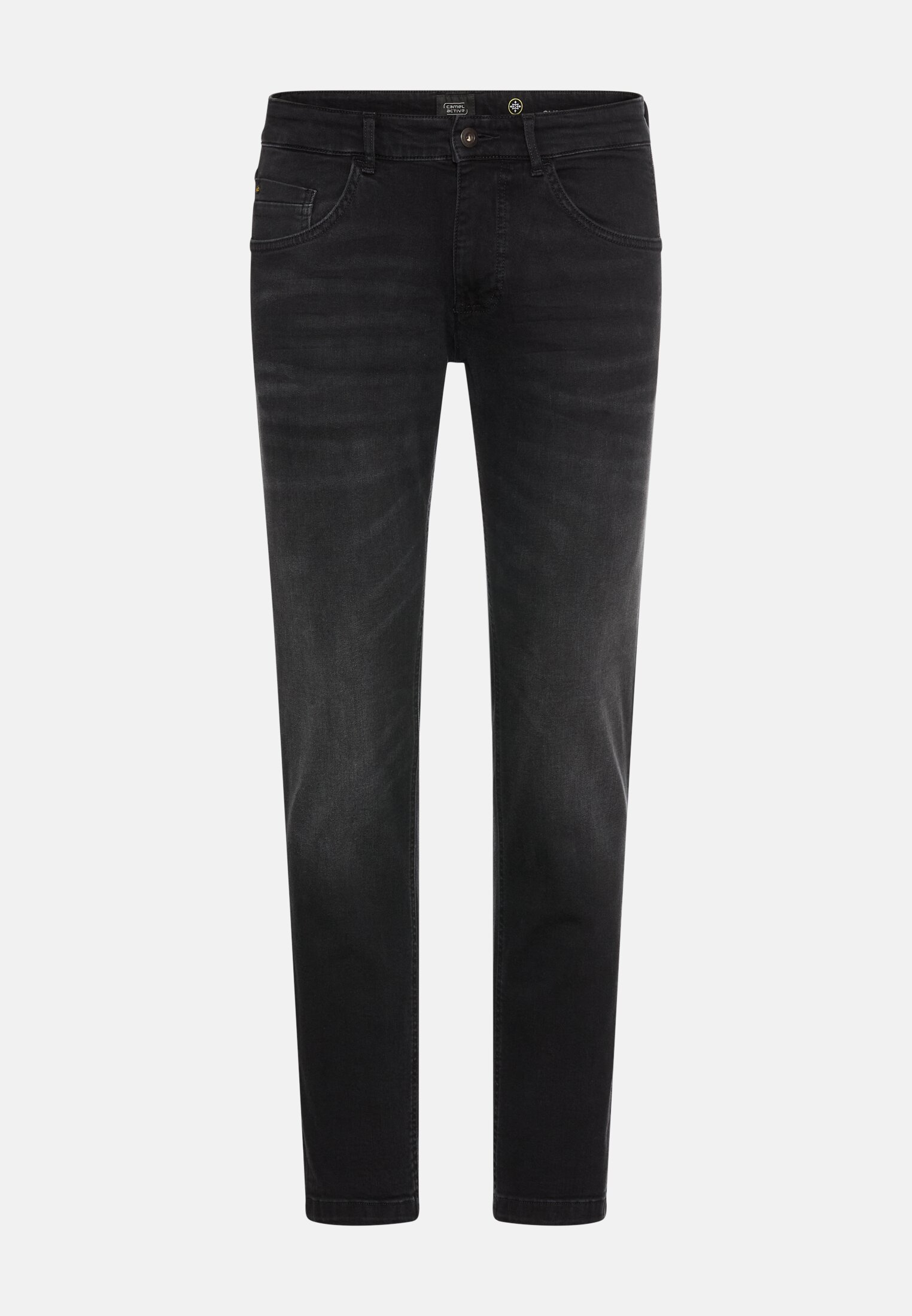 Men fleXXXactive® 5 Pocket Slim Fit Pants Graphite gray frontal front