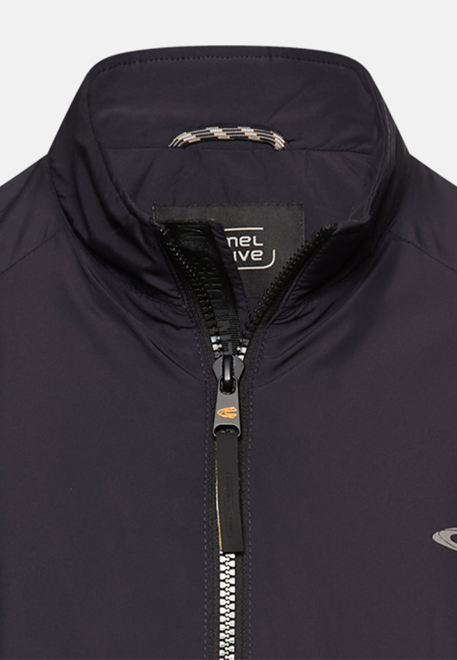Heren Waterafstotende blouson met binnenvoering Donkerblauw front dichtbij