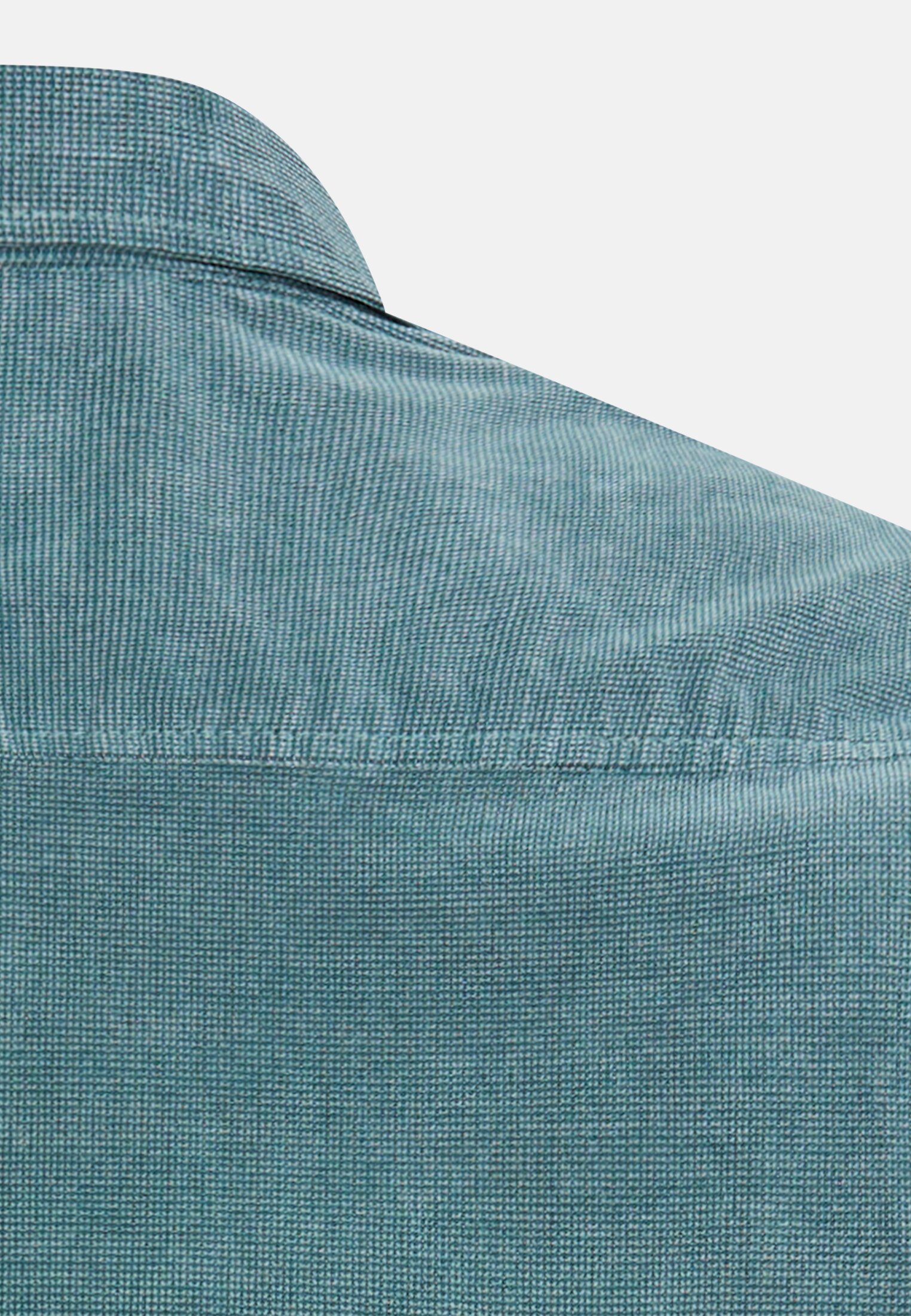 Men Corduroy shirt with 2-way stretch Tidal Blue close back