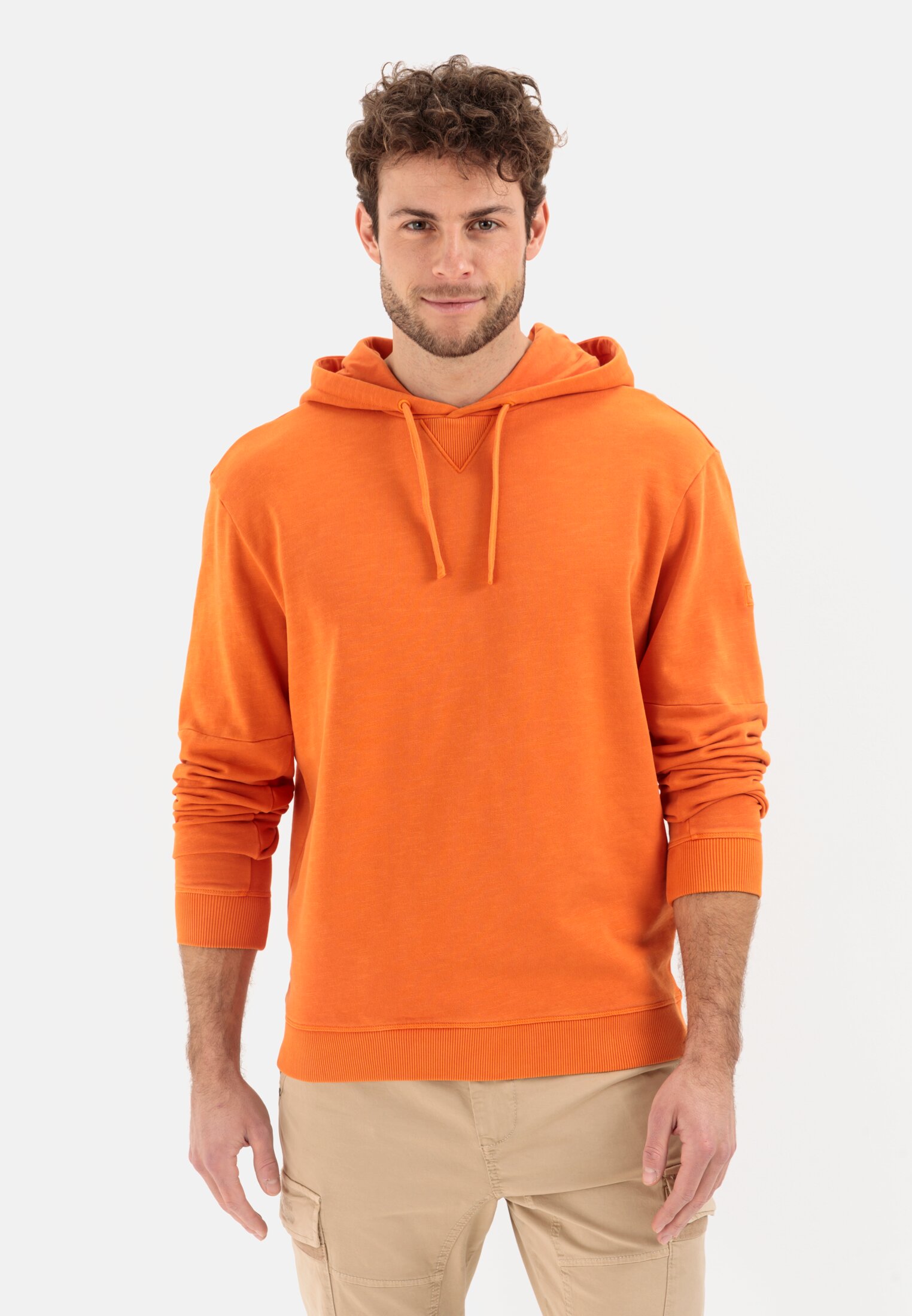 Mens orange pullover on sale