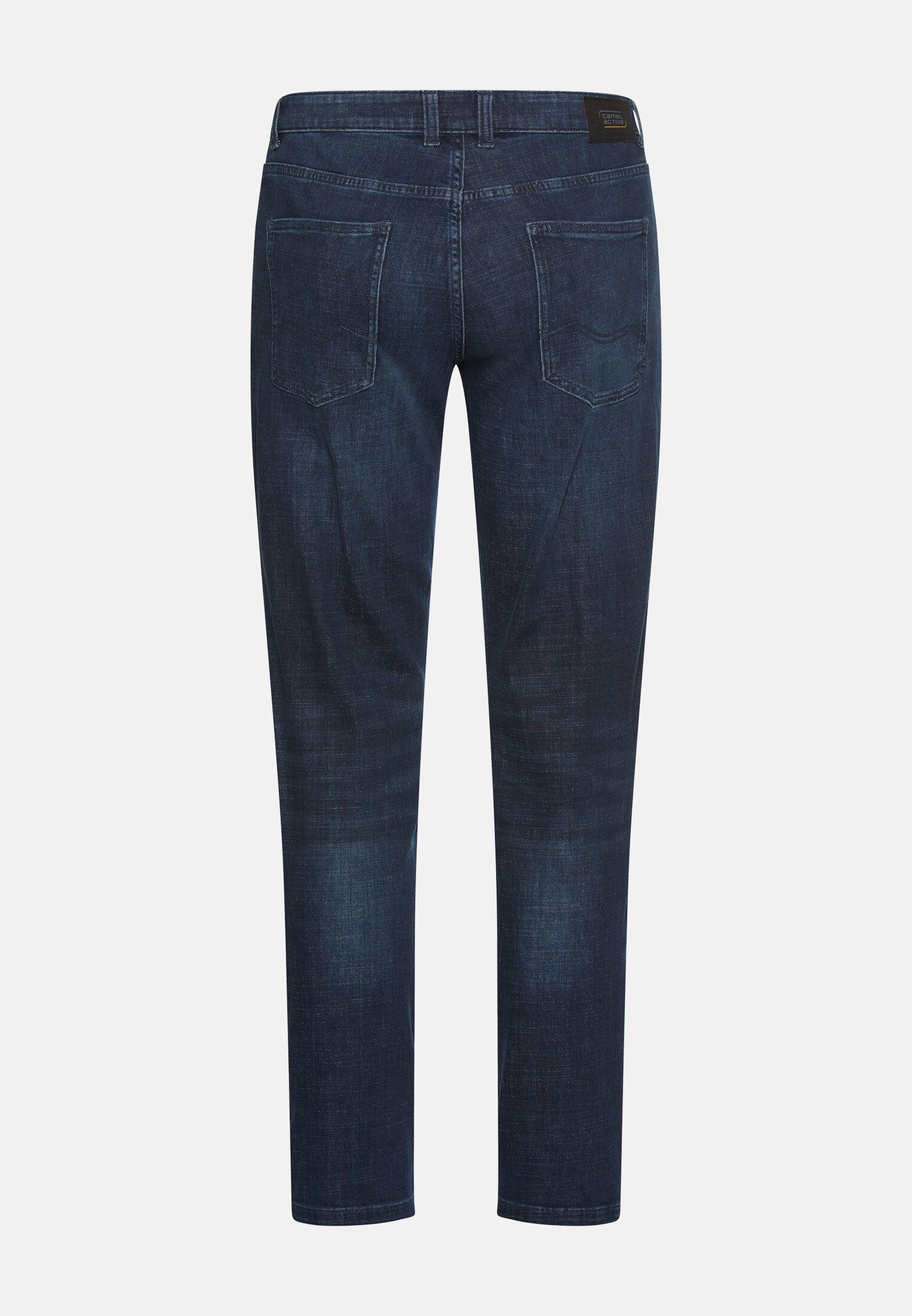 Herren fleXXXactive® Jeans mit kühlendem Effekt Dunkelblau frontal hinten