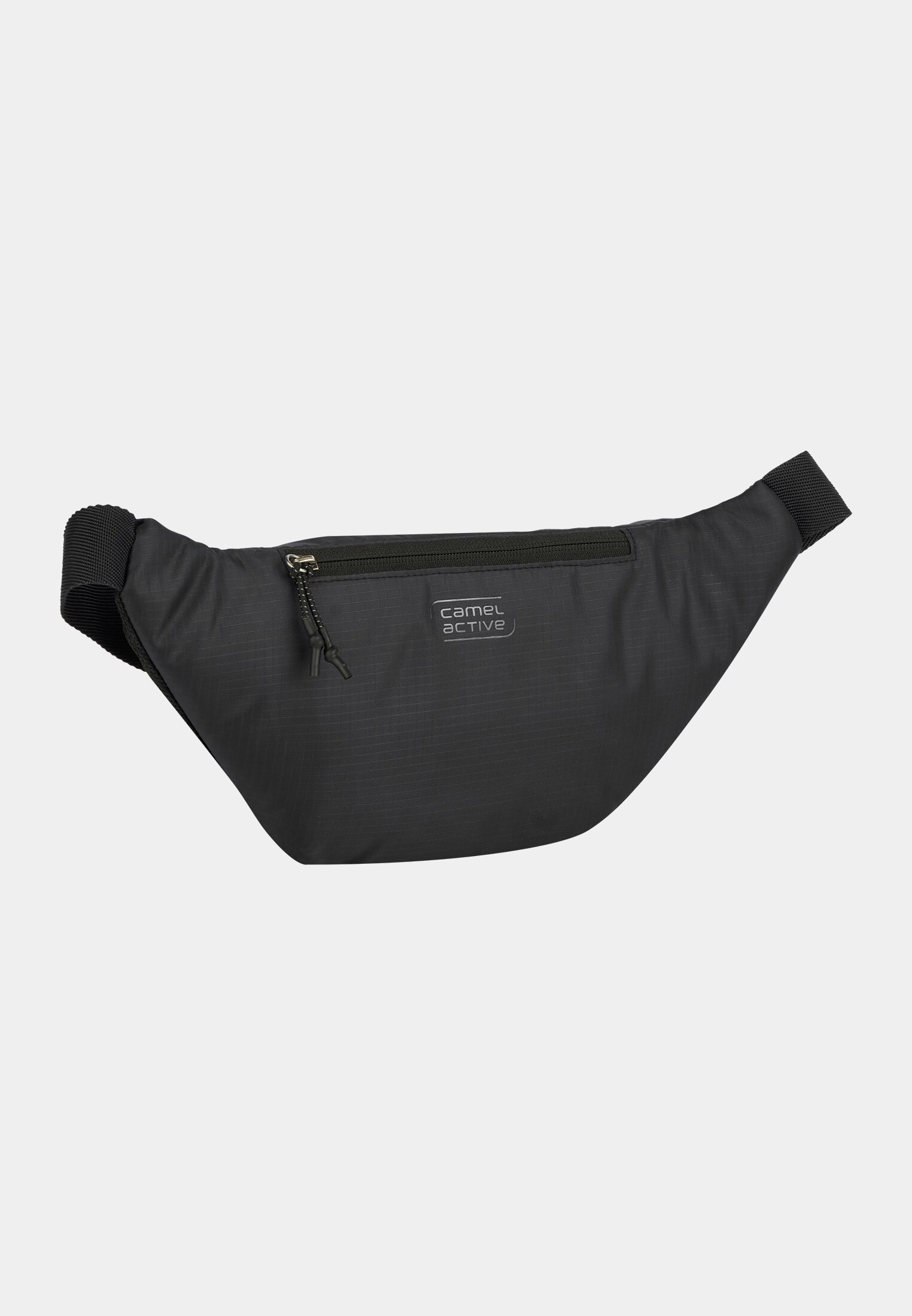 Men Shores belt bag with reflective details Black frontal back