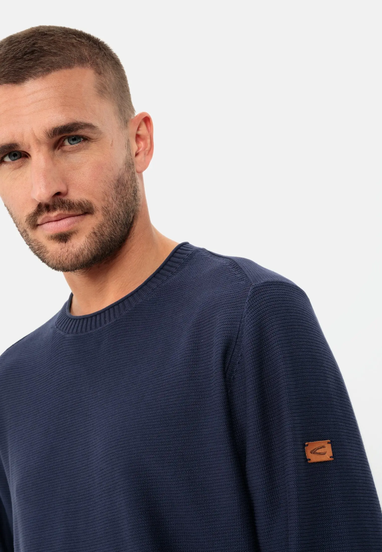 Strickpullover für Herren in Dunkelblau | L | camel active 