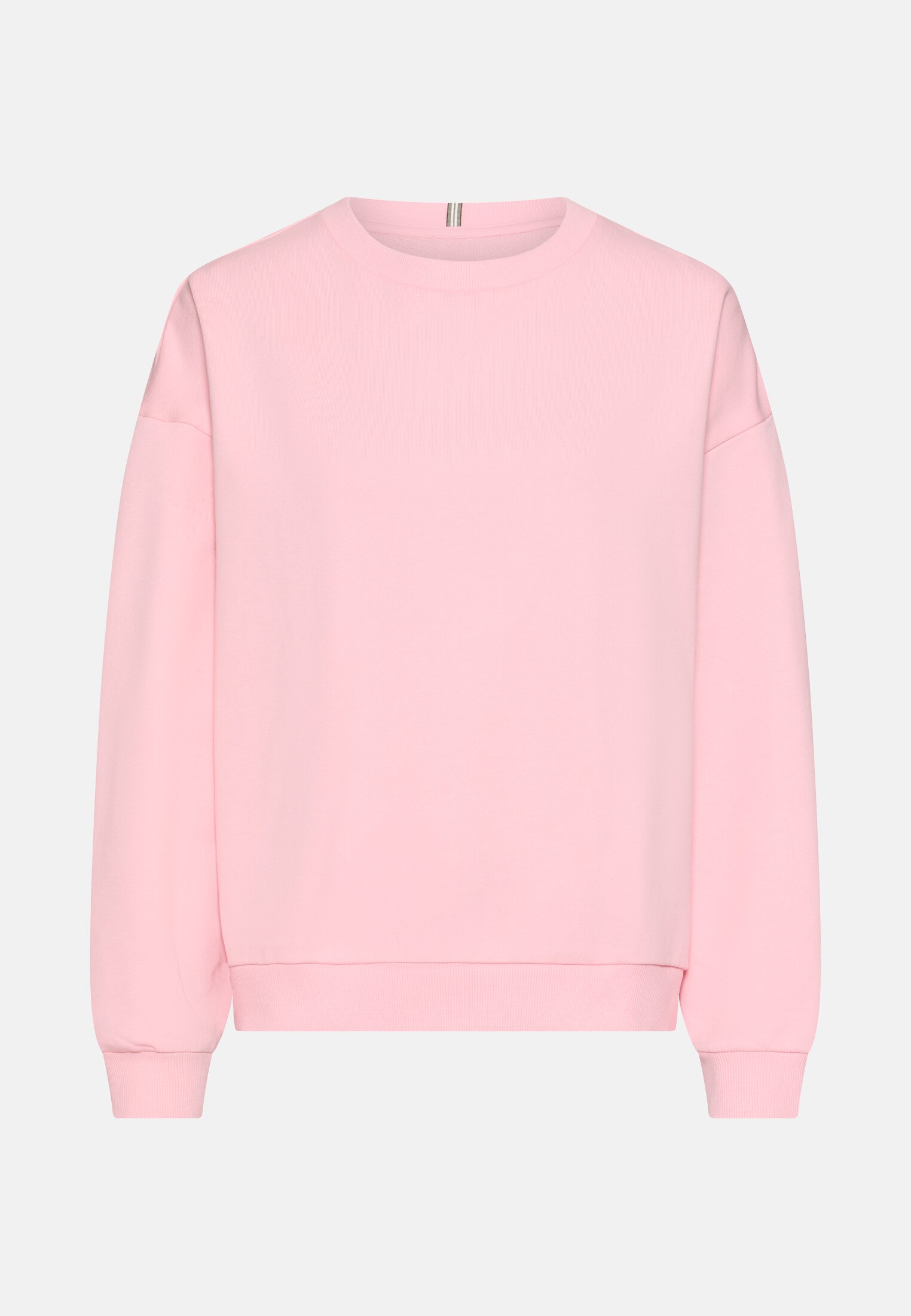 Vrouwen Sweatshirt met print op de achterkant Roze frontaal voor
