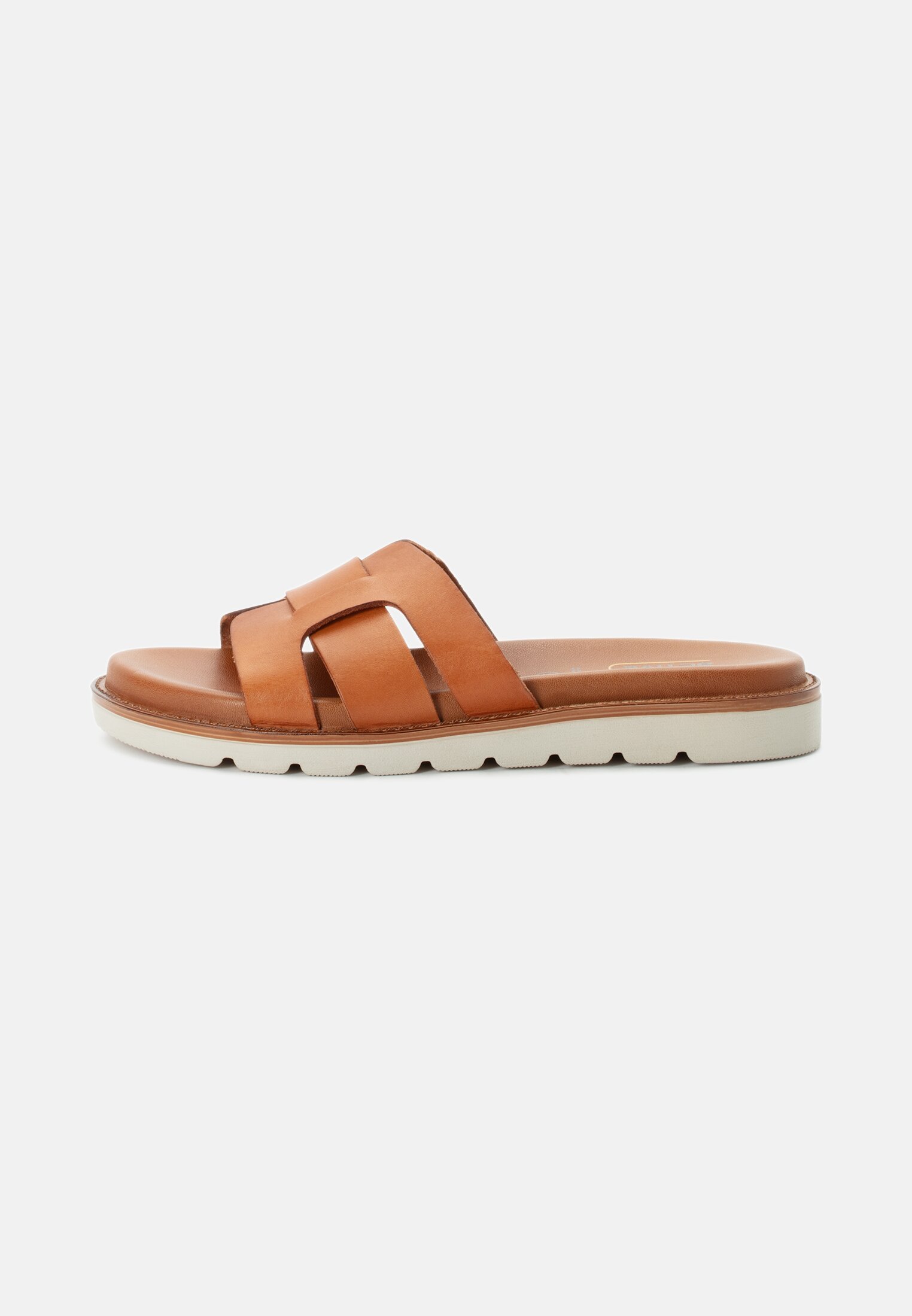 Women Sandals made of leather Brown frontal front