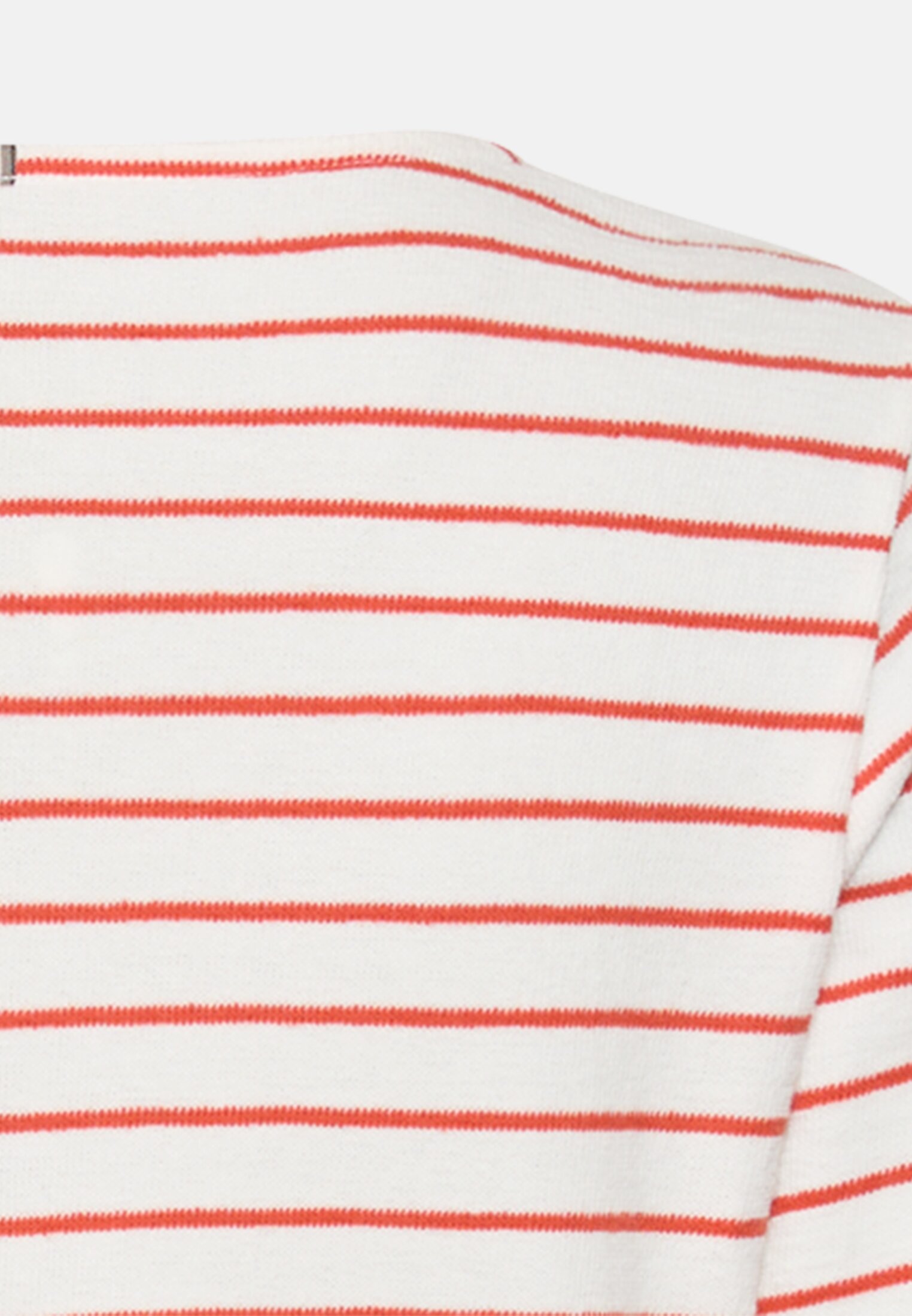 Damen Jerseyshirt aus 100% Baumwolle Orange hinten nah