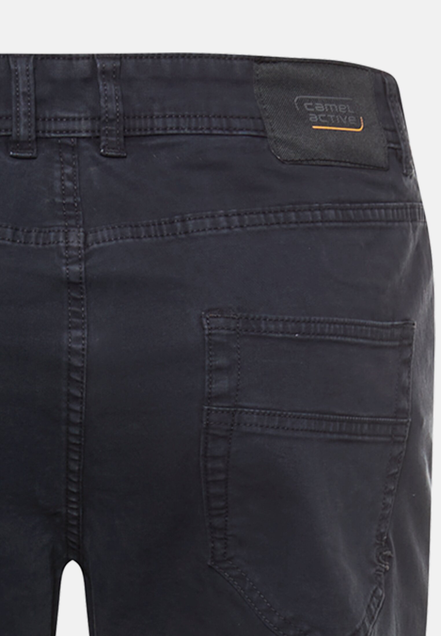 Heren Broek met 5-pocket-design Donkerblauw achter dichtbij