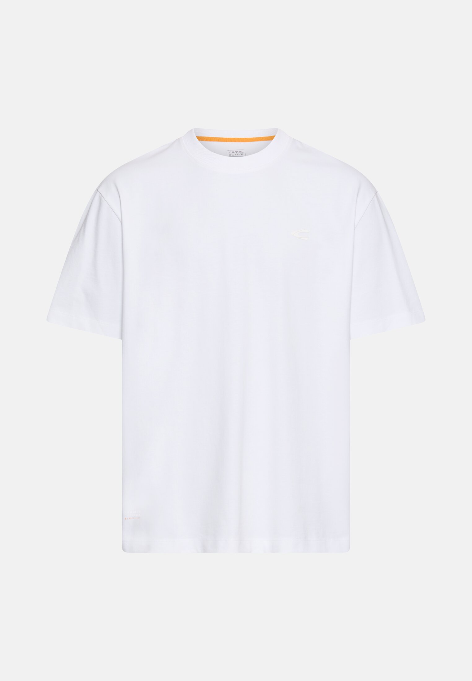 Herren Oversized T-Shirt aus Organic Cotton Weiß frontal vorn