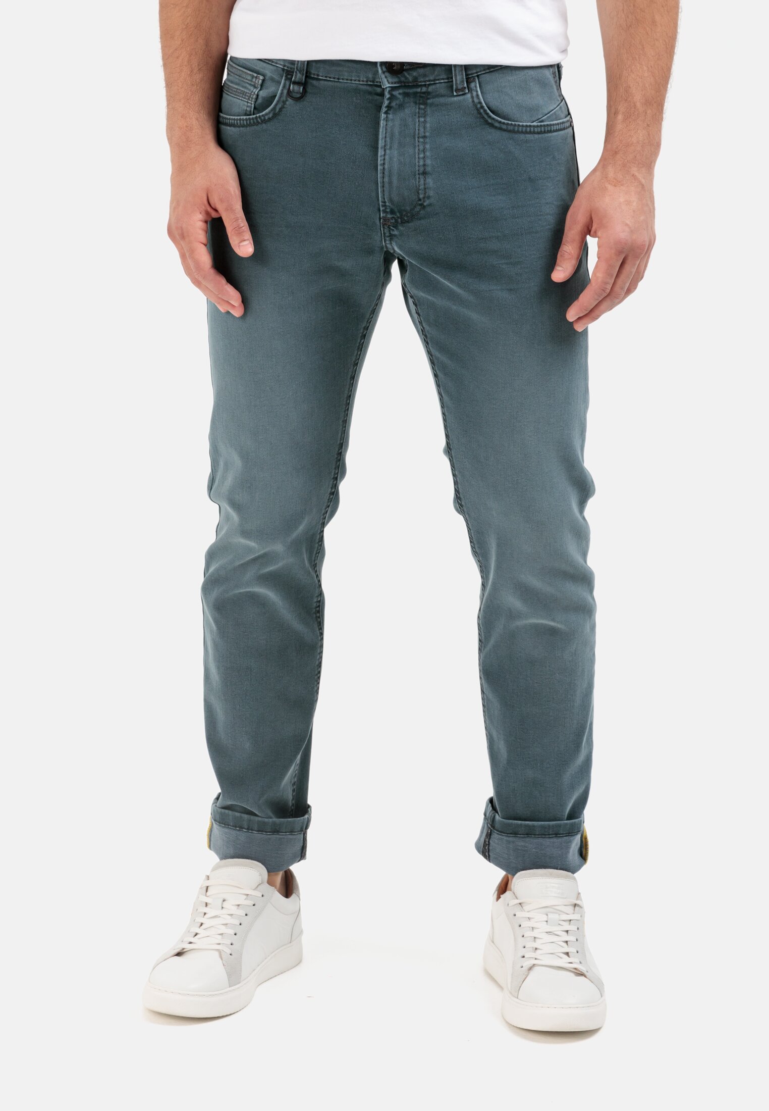 Slim Fit für Herren in Blau-Grün | 36/34 | camel active
