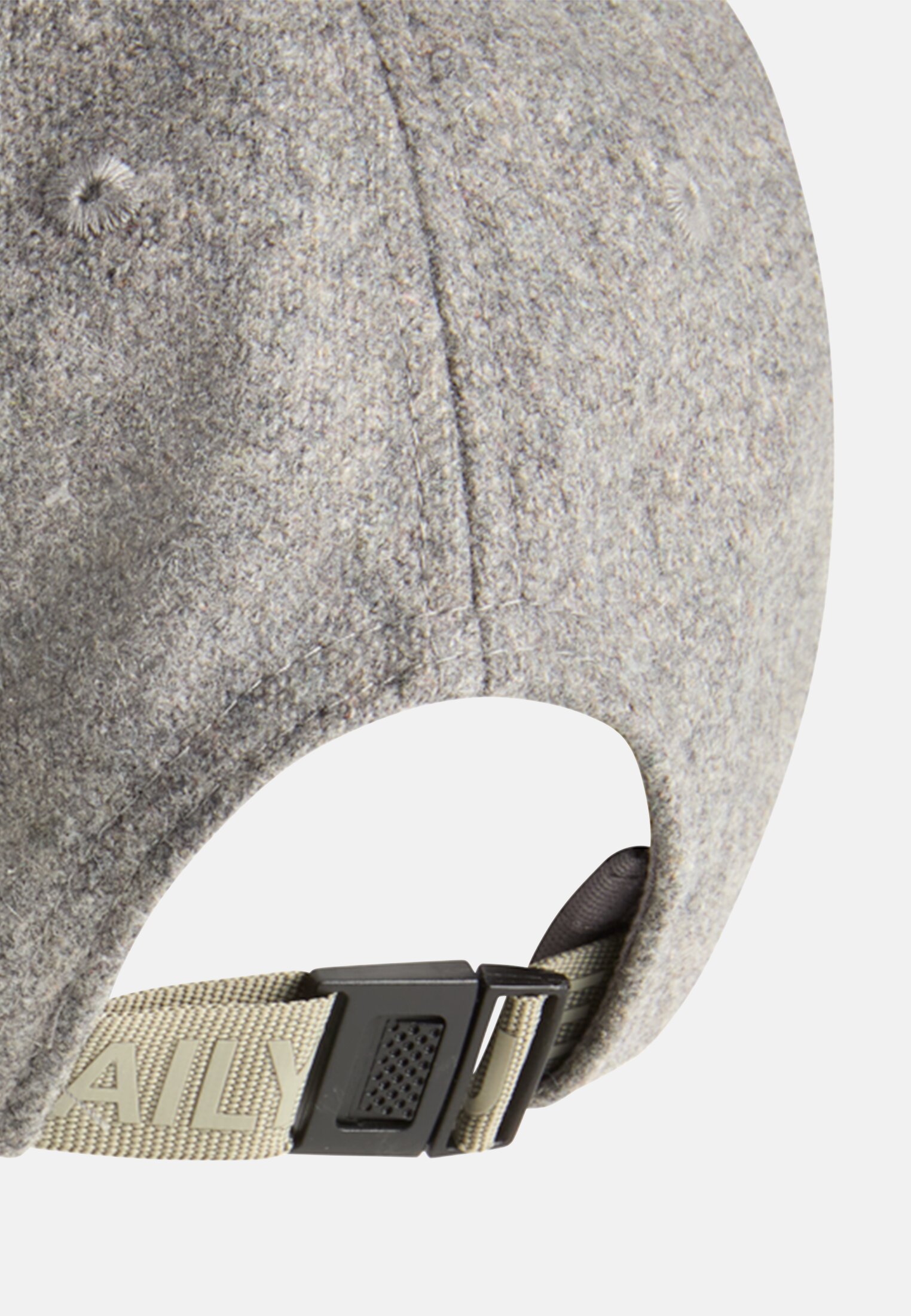 Women Wool blend cap Gray close back