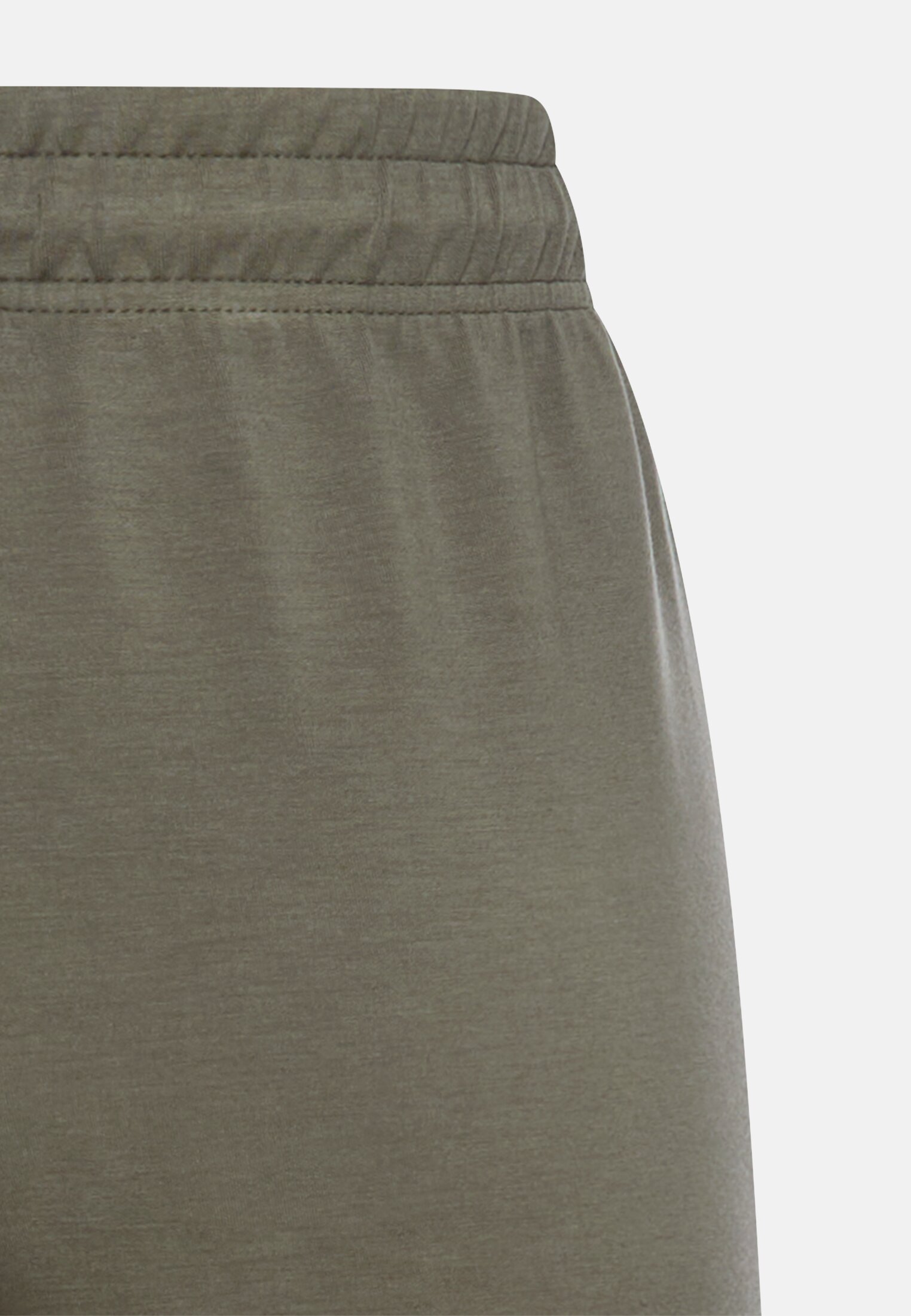 Damen Casual Hose mit verstellbarem Bund Dunkelgrün hinten nah