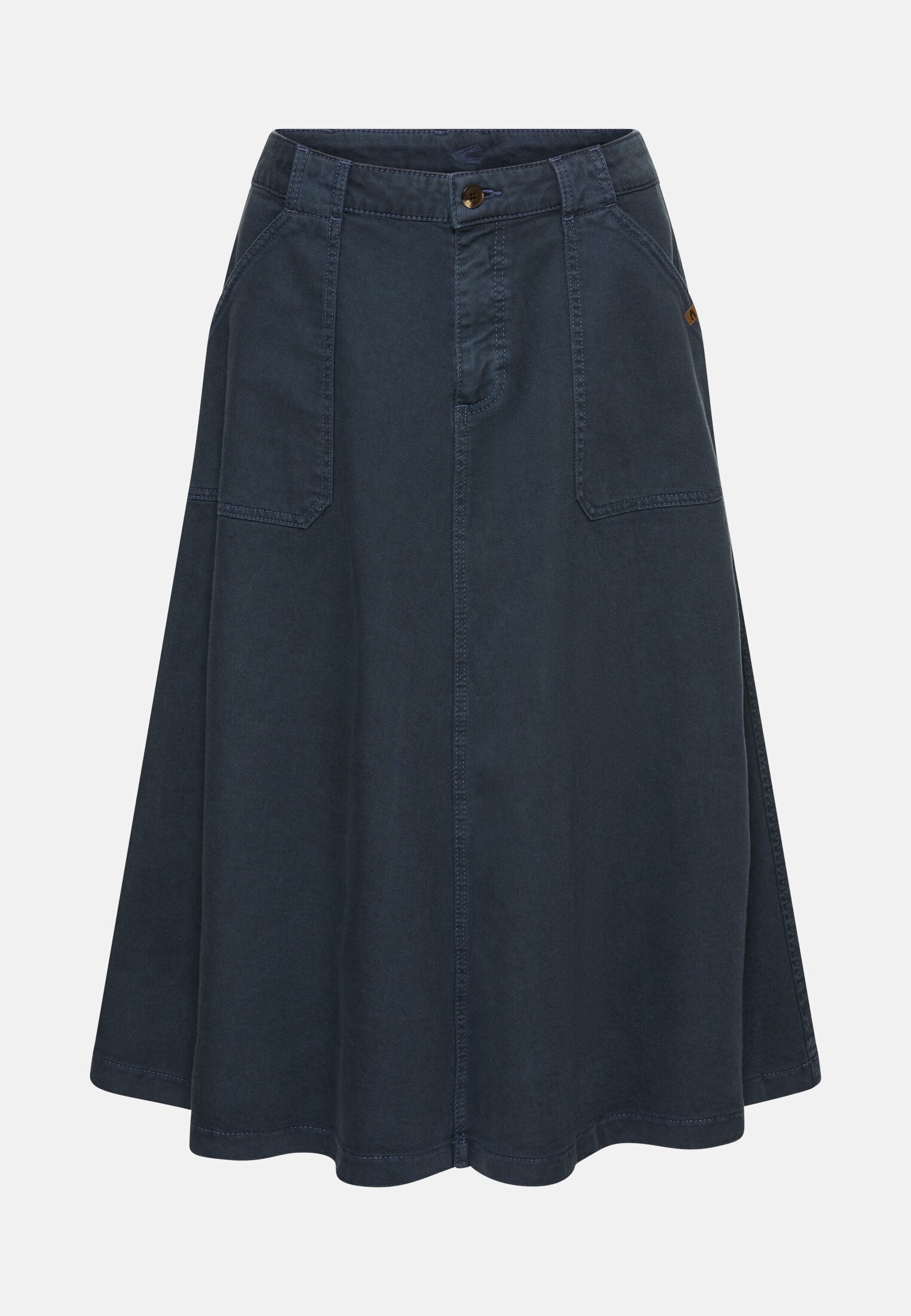 MI_392335-6D87-47_0G-00 Women Skirt with patch pockets Midnight Blue frontal front
