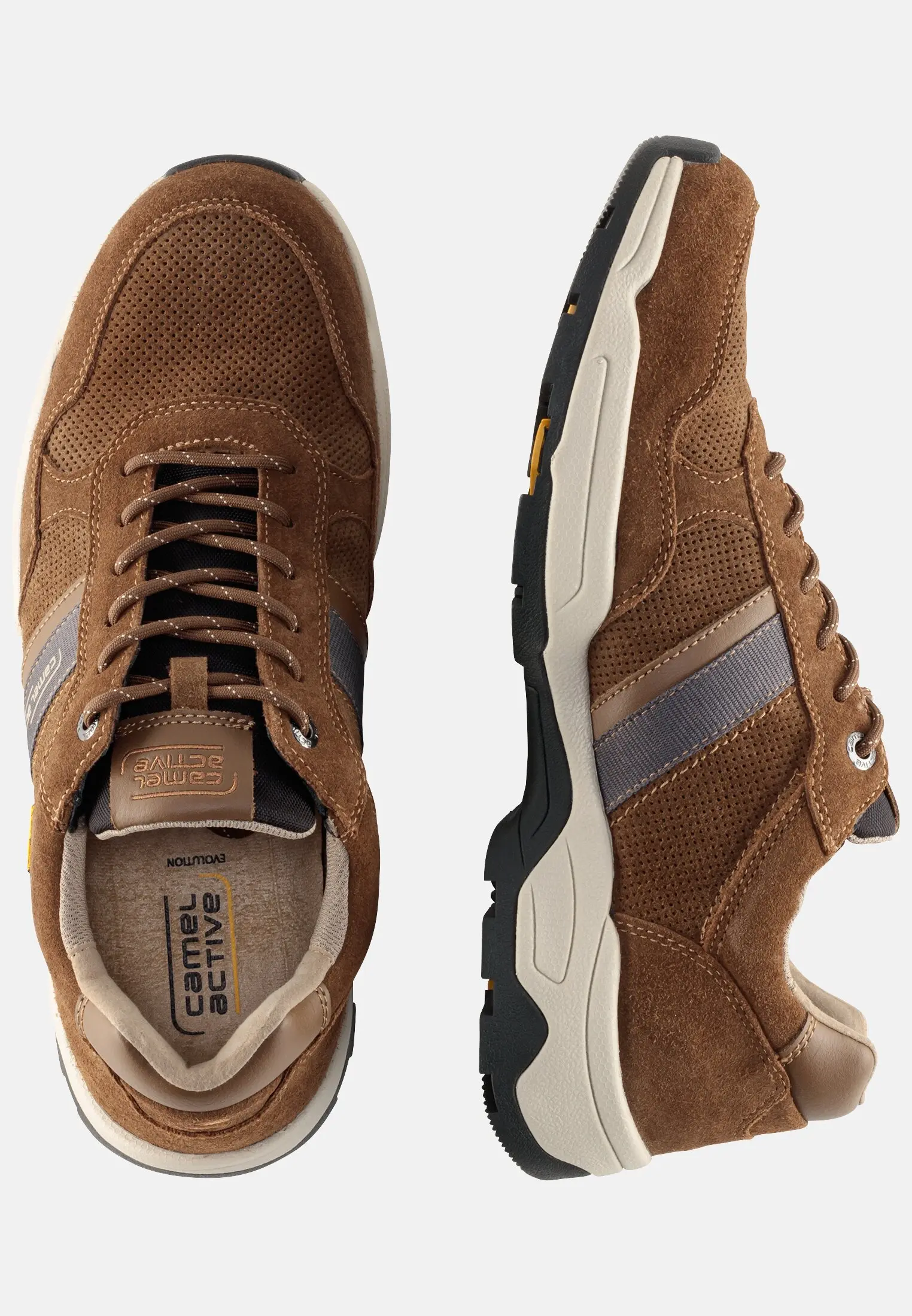 Leder Sneaker für Herren in Braun | 46 | camel active