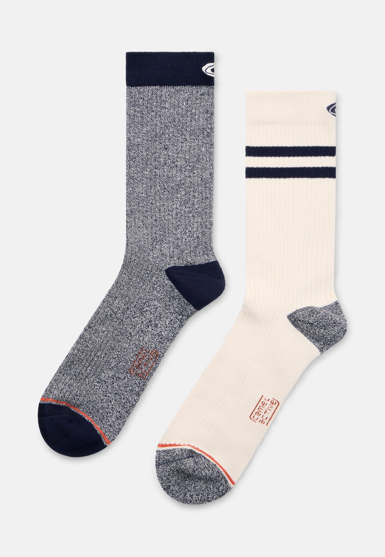 Men Pack of two pairs of socks Dark Blue frontal top