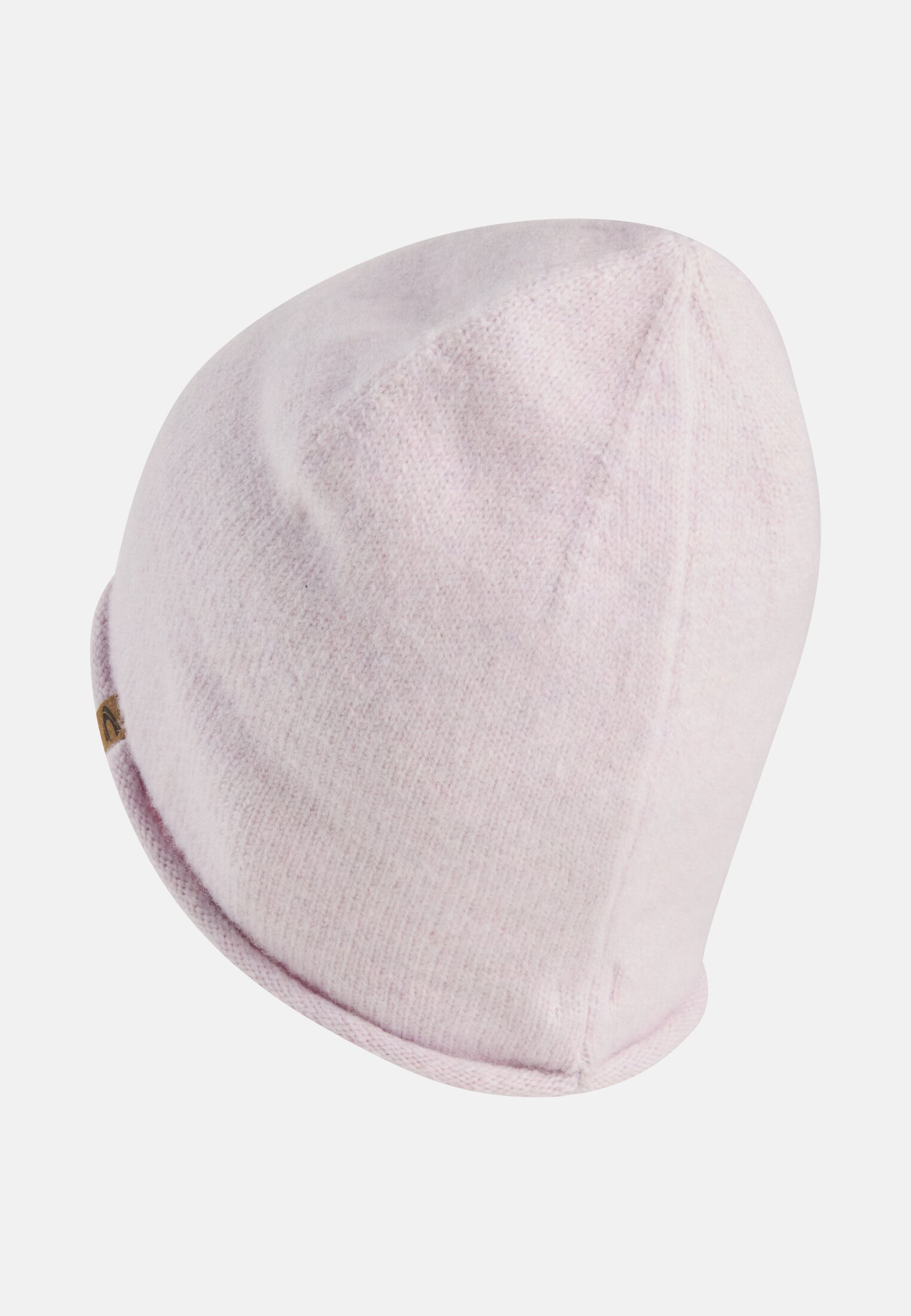 Women Beanie made from a wool blend Purple frontal back