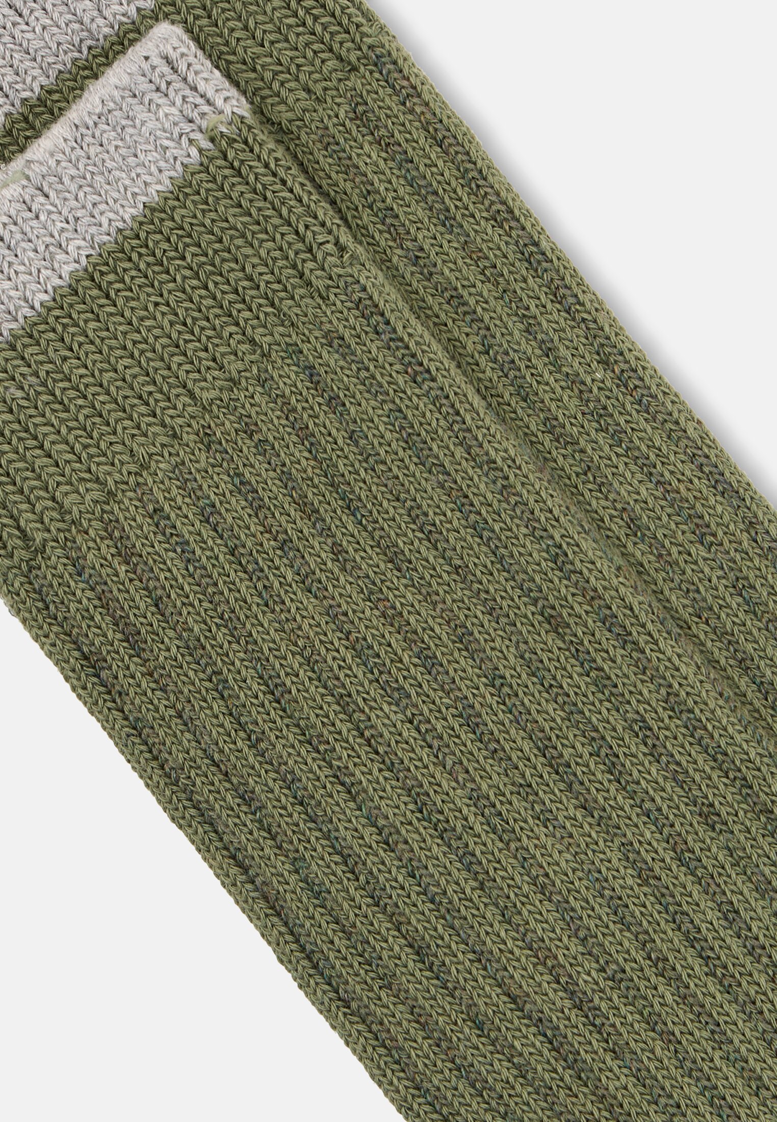 Men Socks made from a cotton blend Olive Brown frontal back