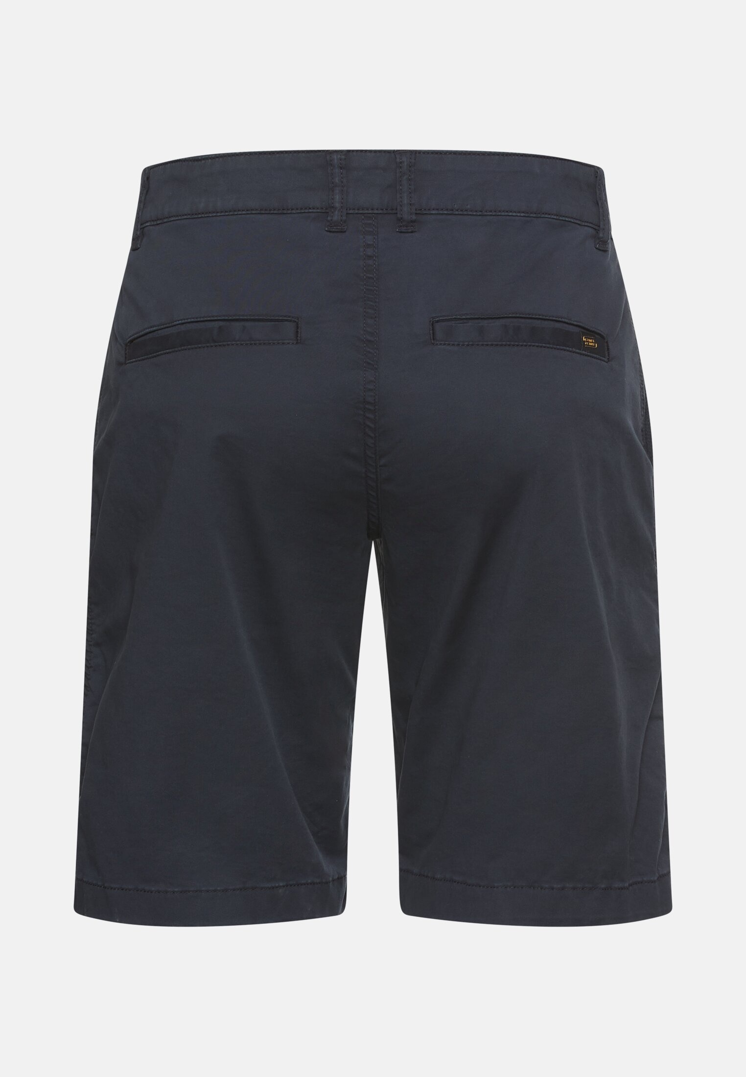 Herren Bermuda Shorts mit Reißverschluss Dunkelblau frontal hinten