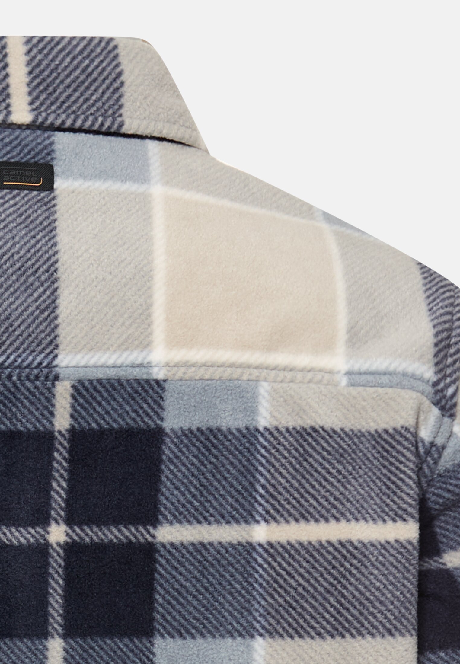 Men Overshirt with pockets Lyons Blue close back